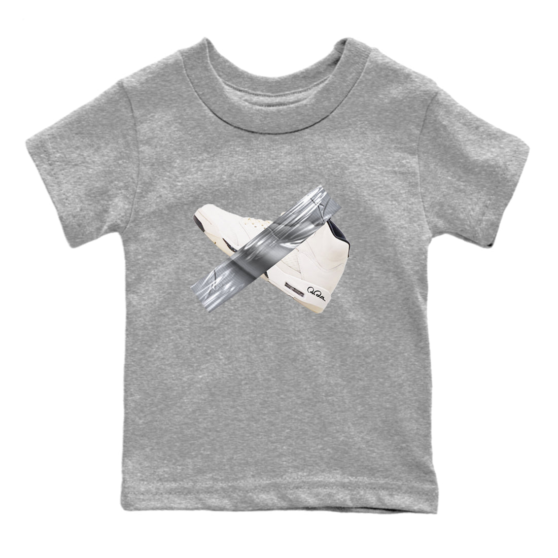 Duct Tape snkmatch Tees Kids - Air Jordan 5 Sail