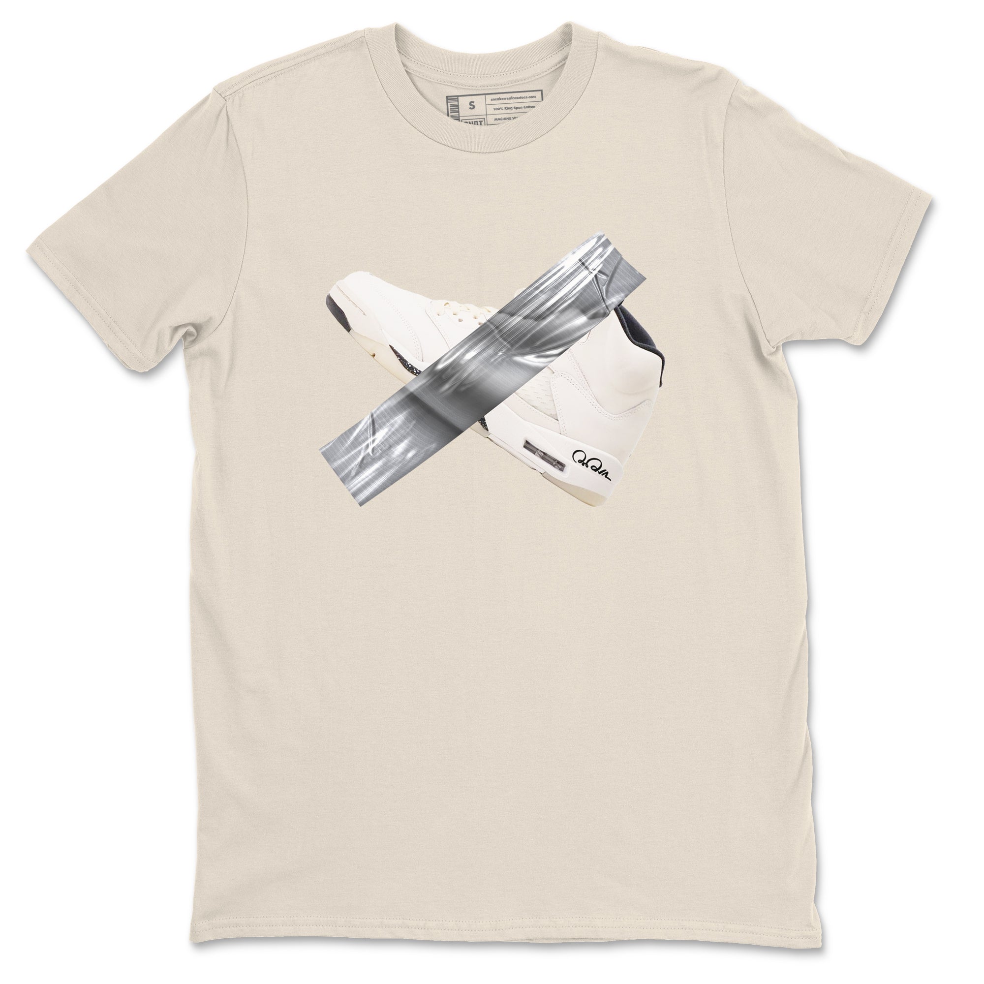 Duct Tape snkmatch Tees - Air Jordan 5 Sail
