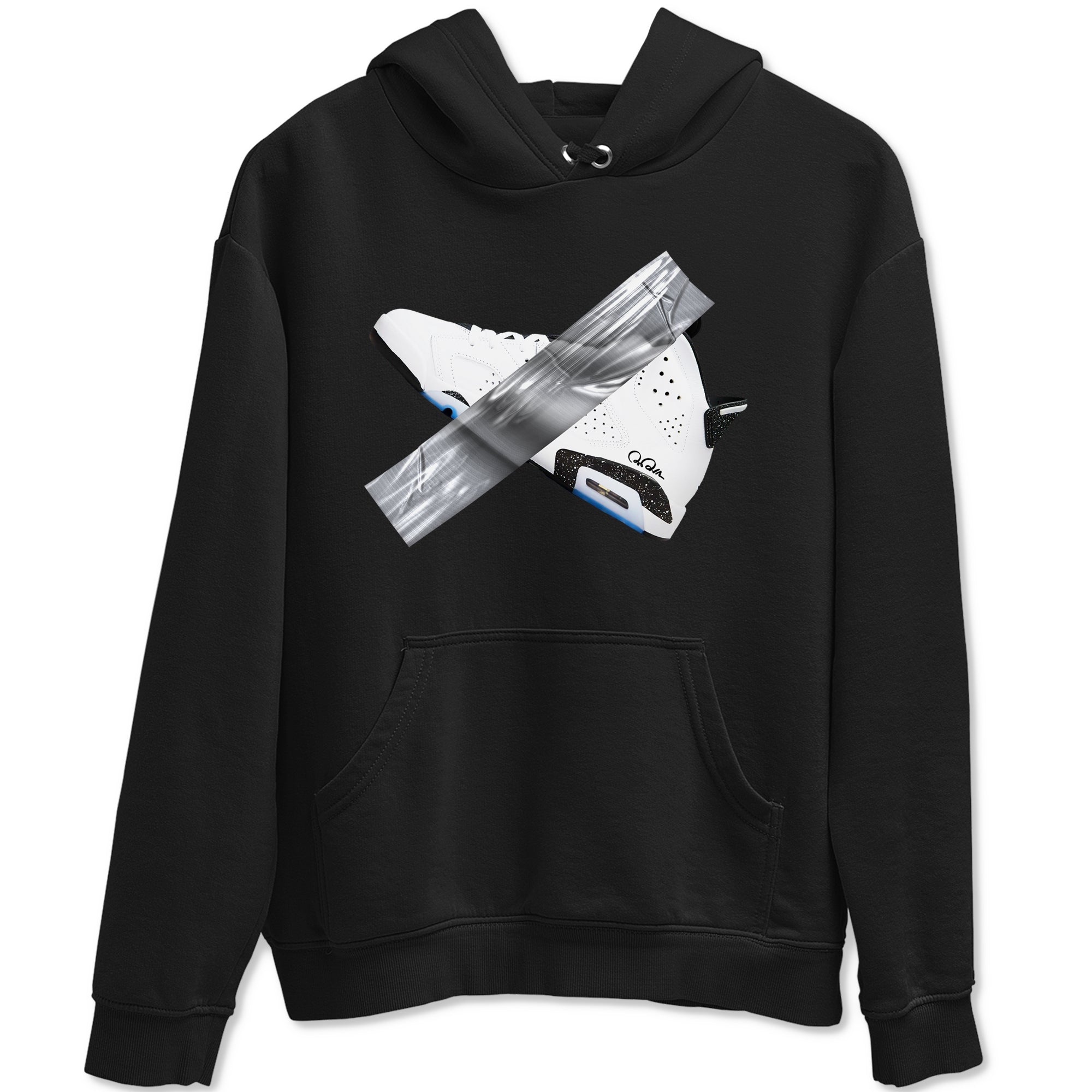 Duct Tape snkmatch Tees - Air Jordan 6 White Black