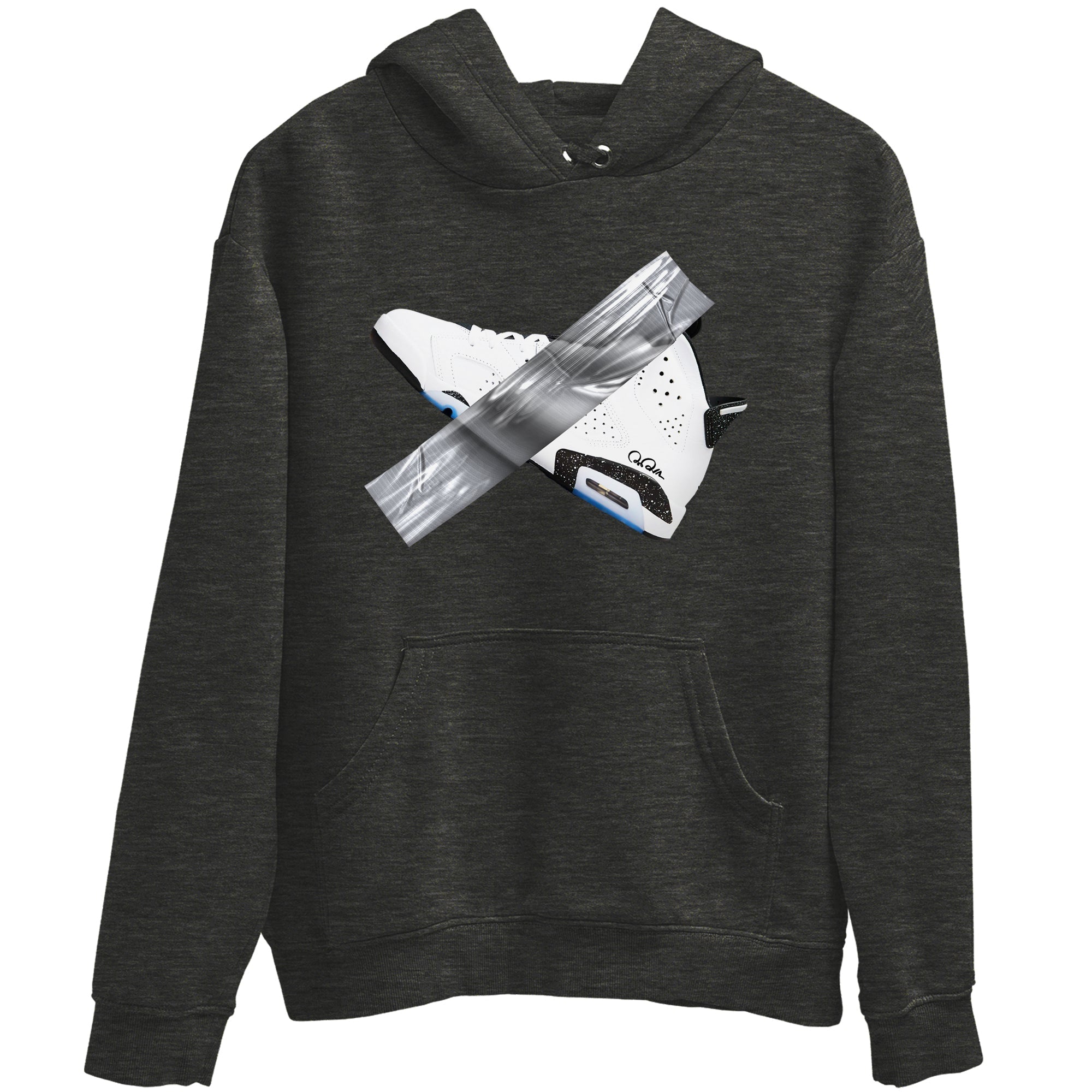 Duct Tape snkmatch Tees - Air Jordan 6 White Black