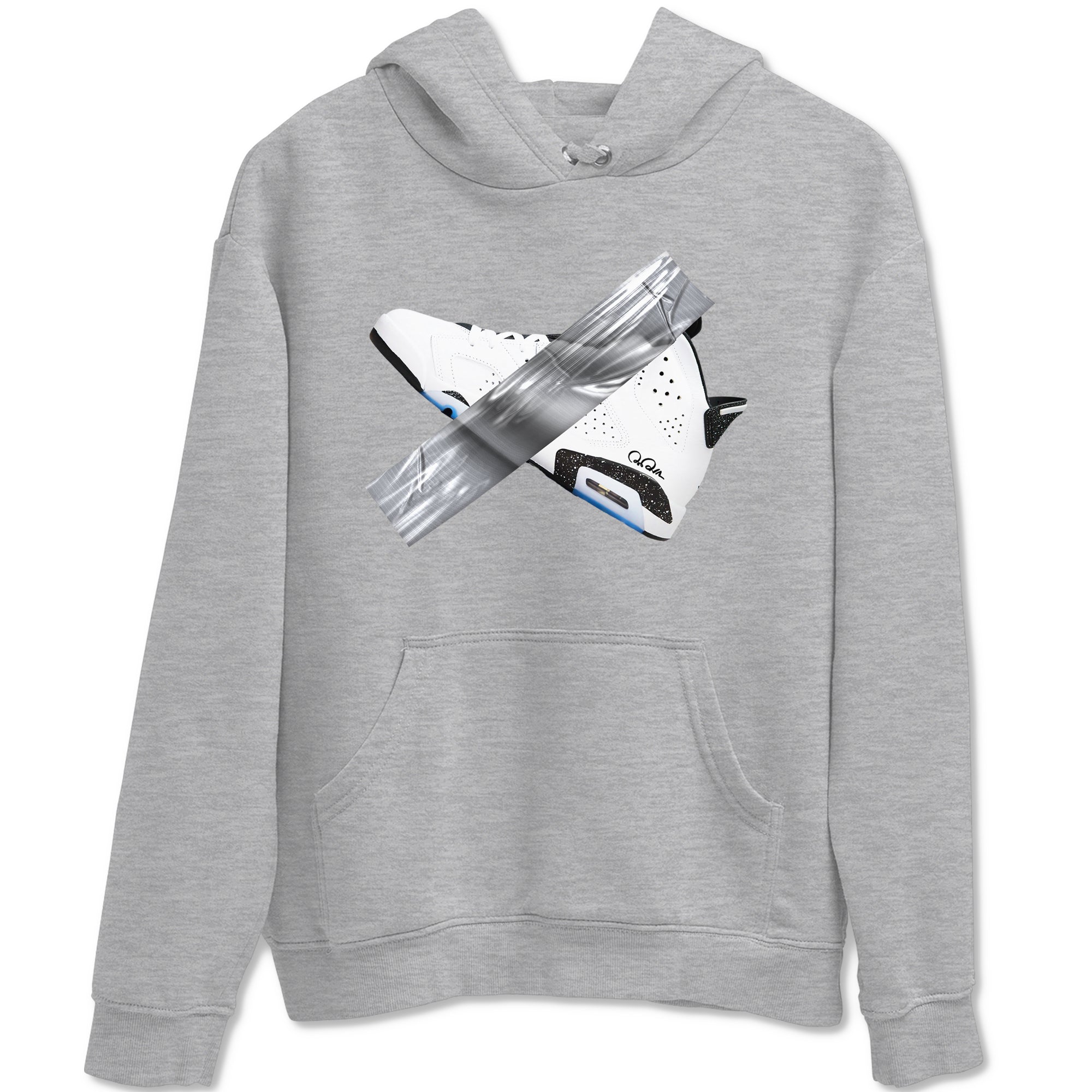 Duct Tape snkmatch Tees - Air Jordan 6 White Black
