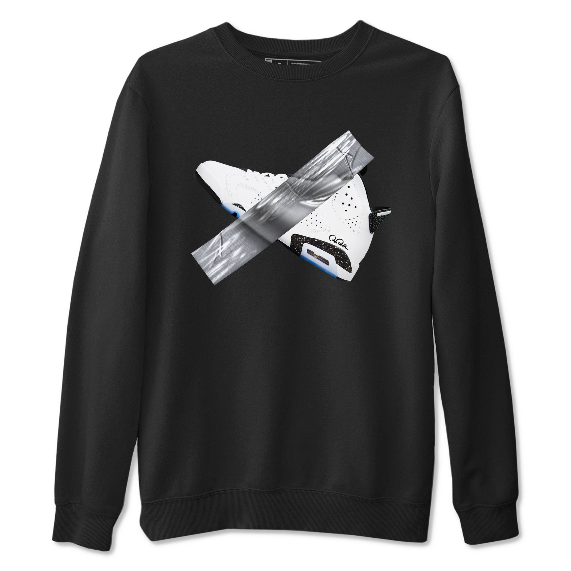 Duct Tape snkmatch Tees - Air Jordan 6 White Black