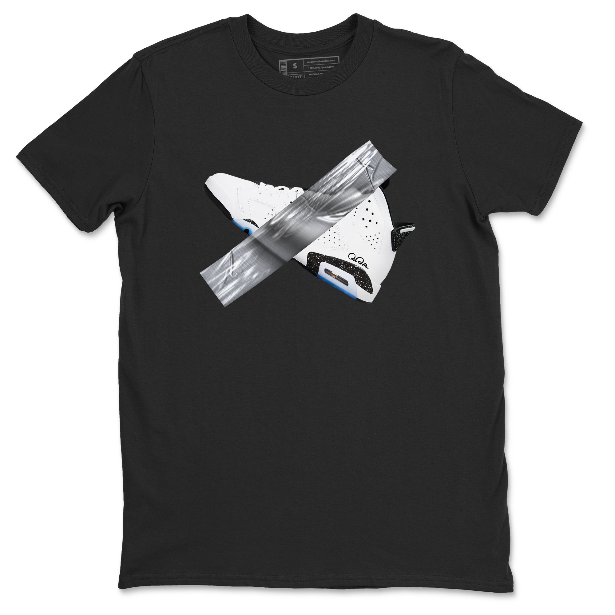 Duct Tape snkmatch Tees - Air Jordan 6 White Black