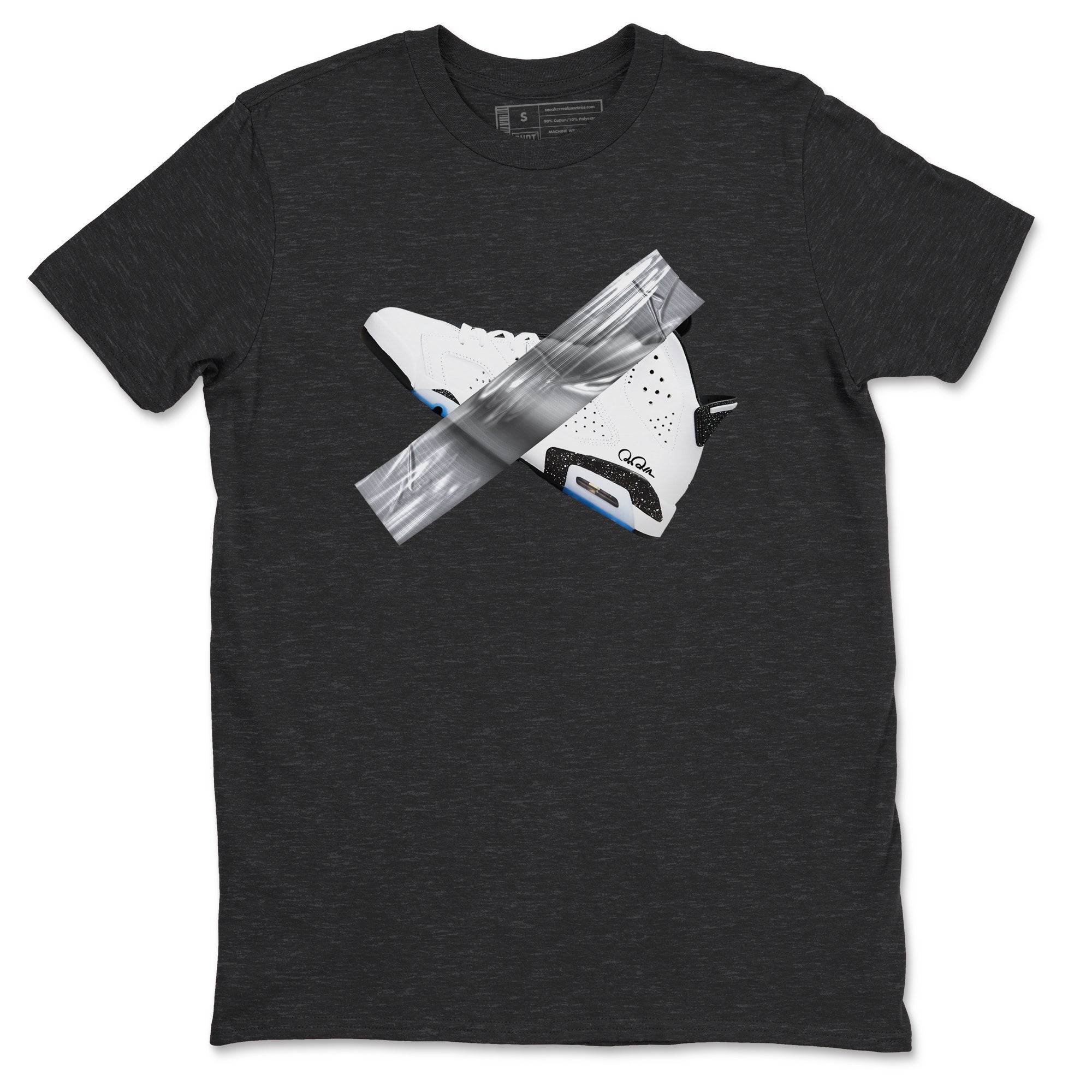 Duct Tape snkmatch Tees - Air Jordan 6 White Black