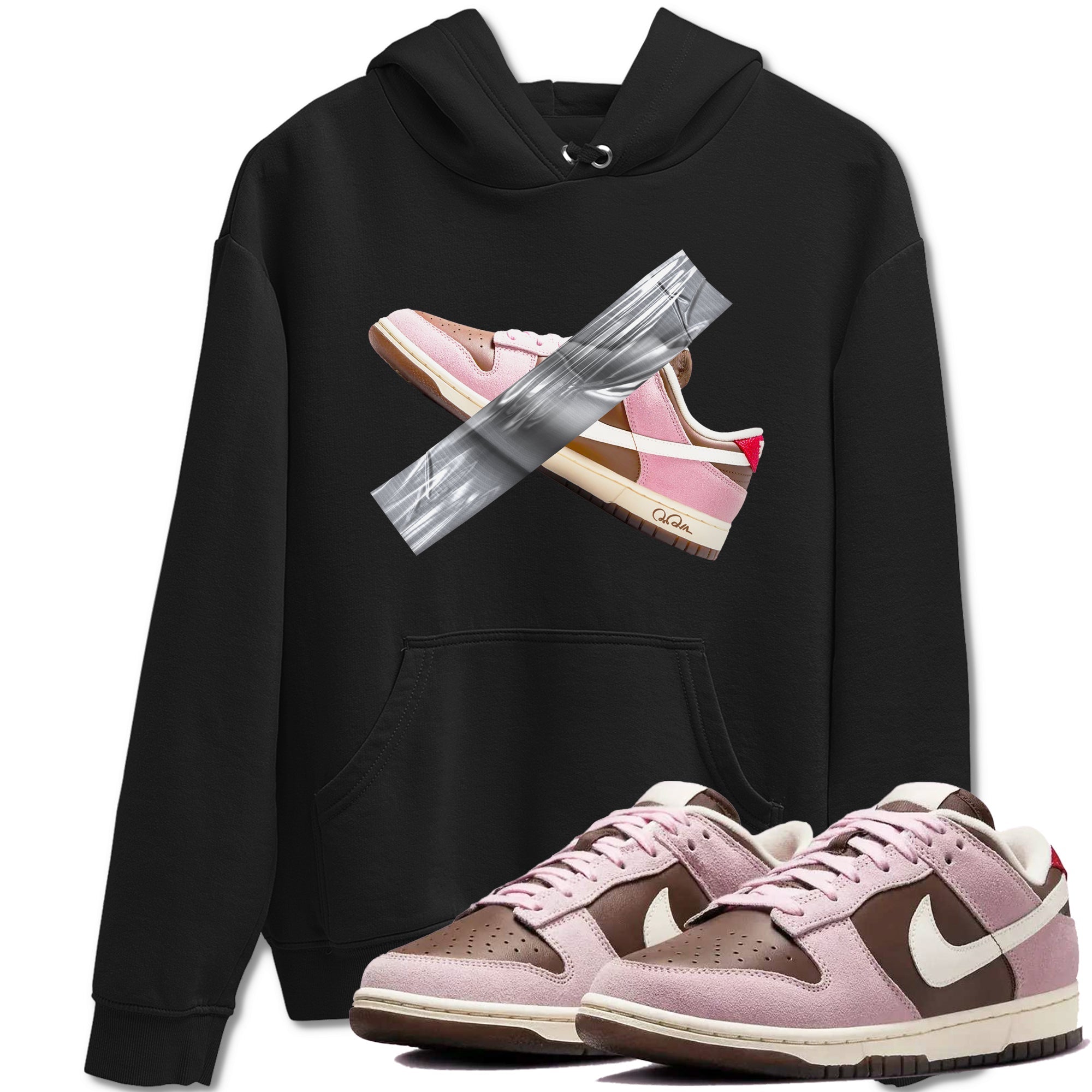 Duct Tape snkmatch Tees - Dunk Cacao Wow And Pink Foam