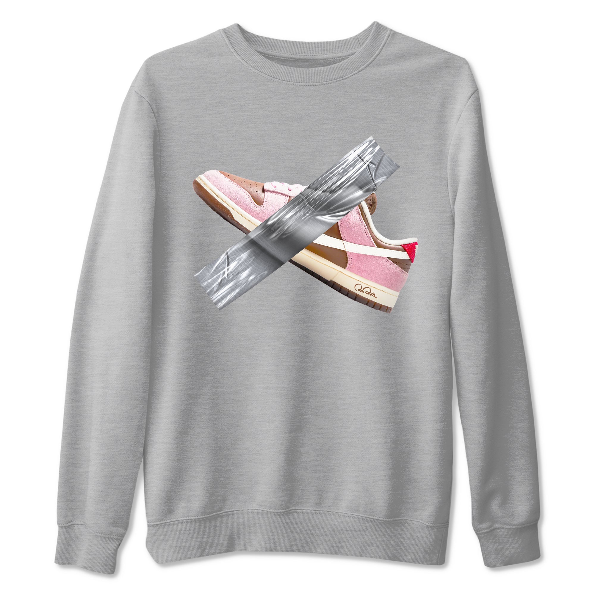 Duct Tape snkmatch Tees - Dunk Cacao Wow And Pink Foam