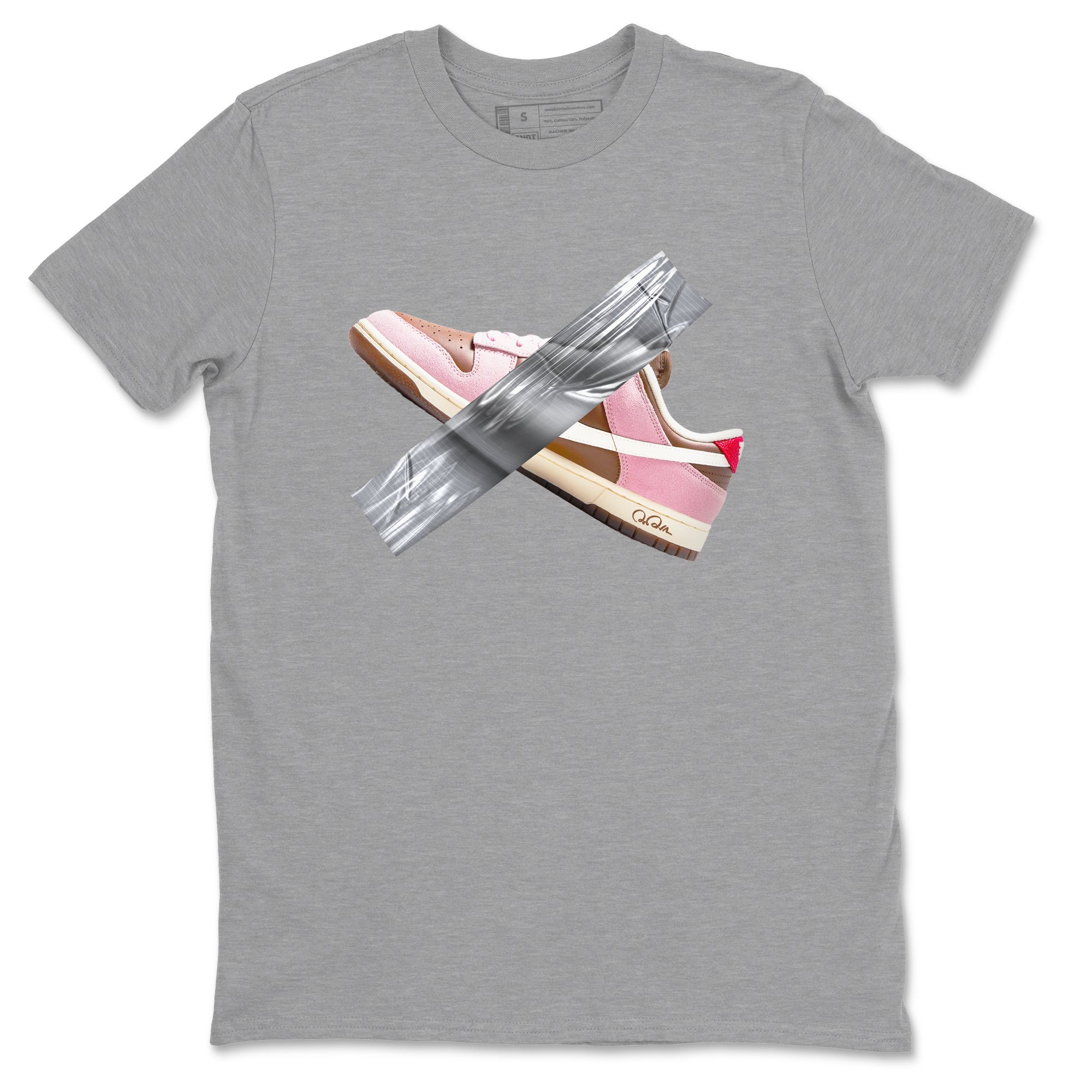 Duct Tape snkmatch Tees - Dunk Cacao Wow And Pink Foam