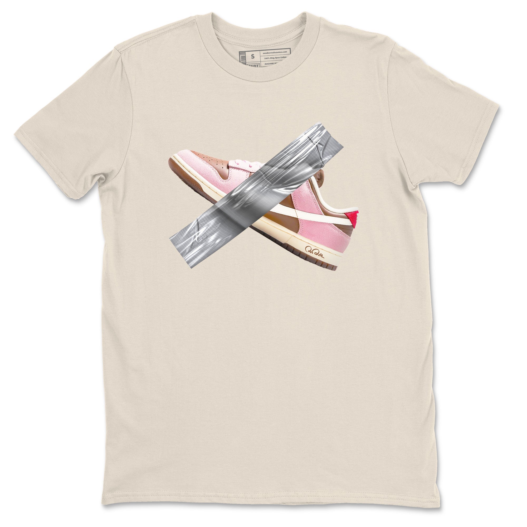 Duct Tape snkmatch Tees - Dunk Cacao Wow And Pink Foam