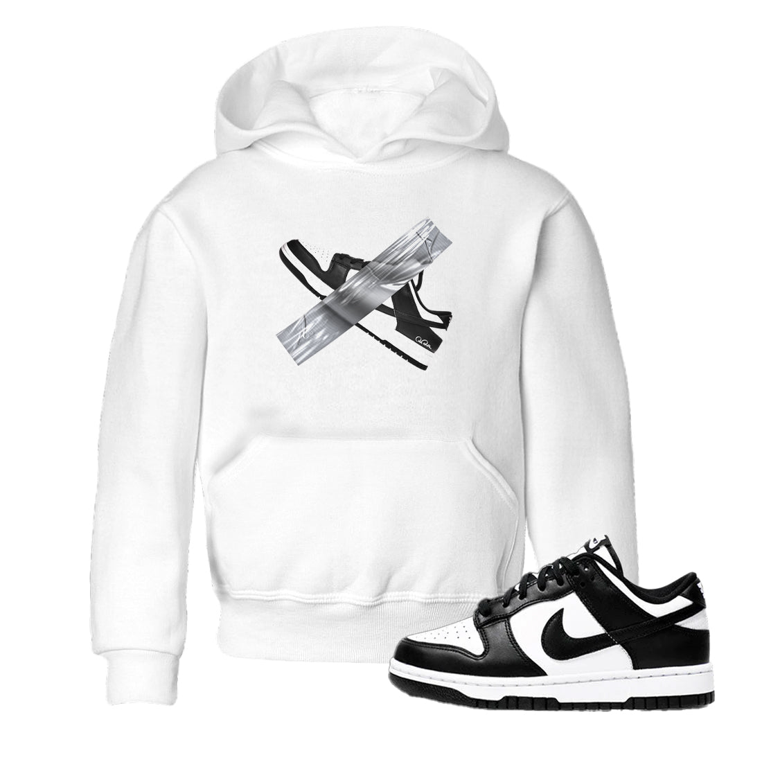Duct Tape snkmatch Tees Kids - Dunk Panda