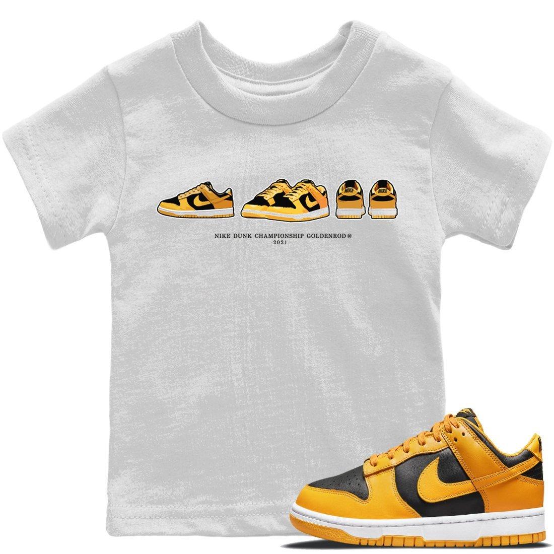 snkmatch Prelude Kids Tops - Dunk Championship Goldenrod