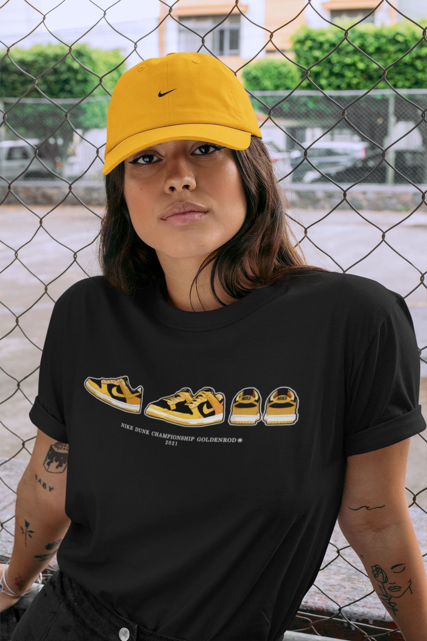 snkmatch Prelude Unisex Tops - Dunk Championship Goldenrod