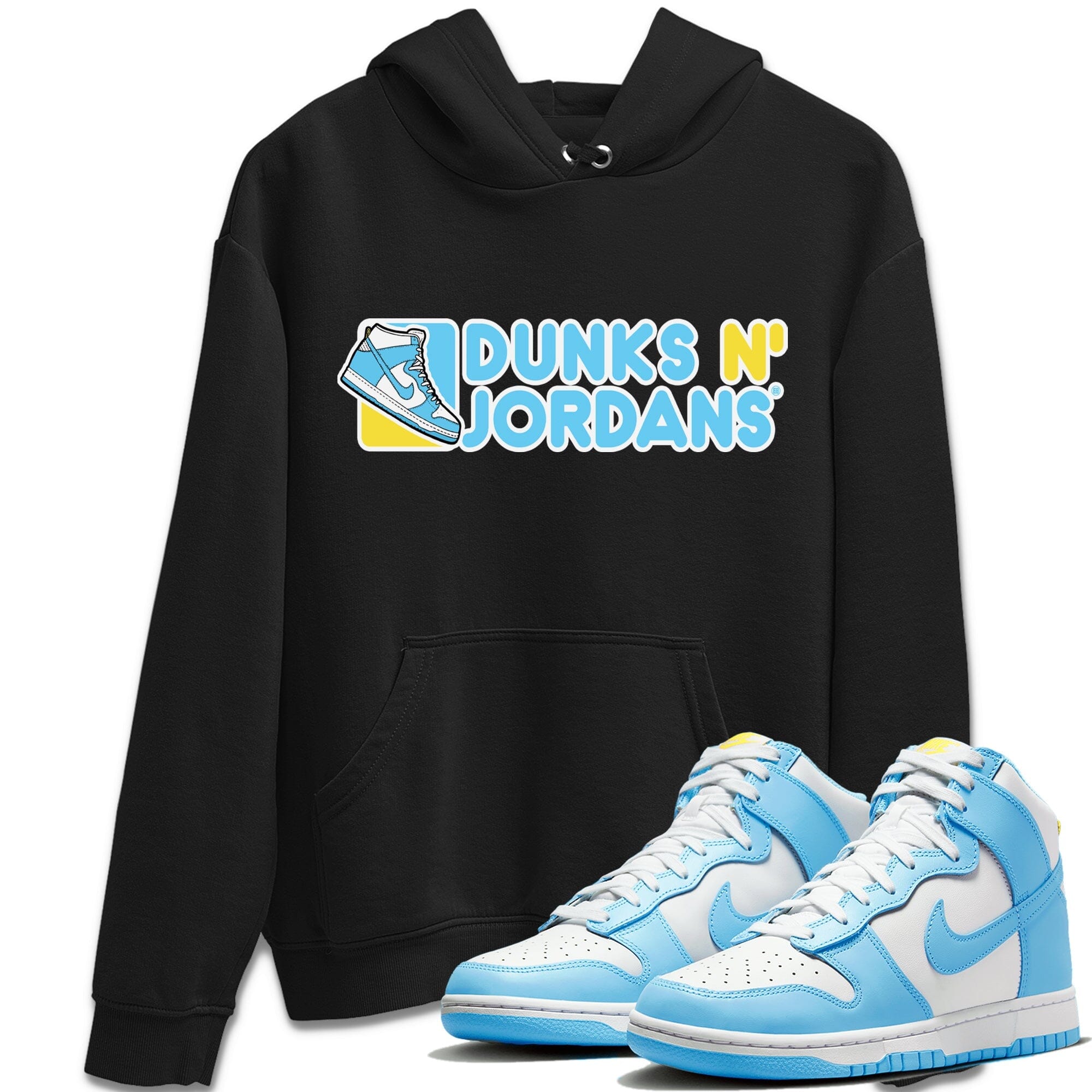 Dunks N Air Jordans Unisex Tops - Dunk Blue Chill