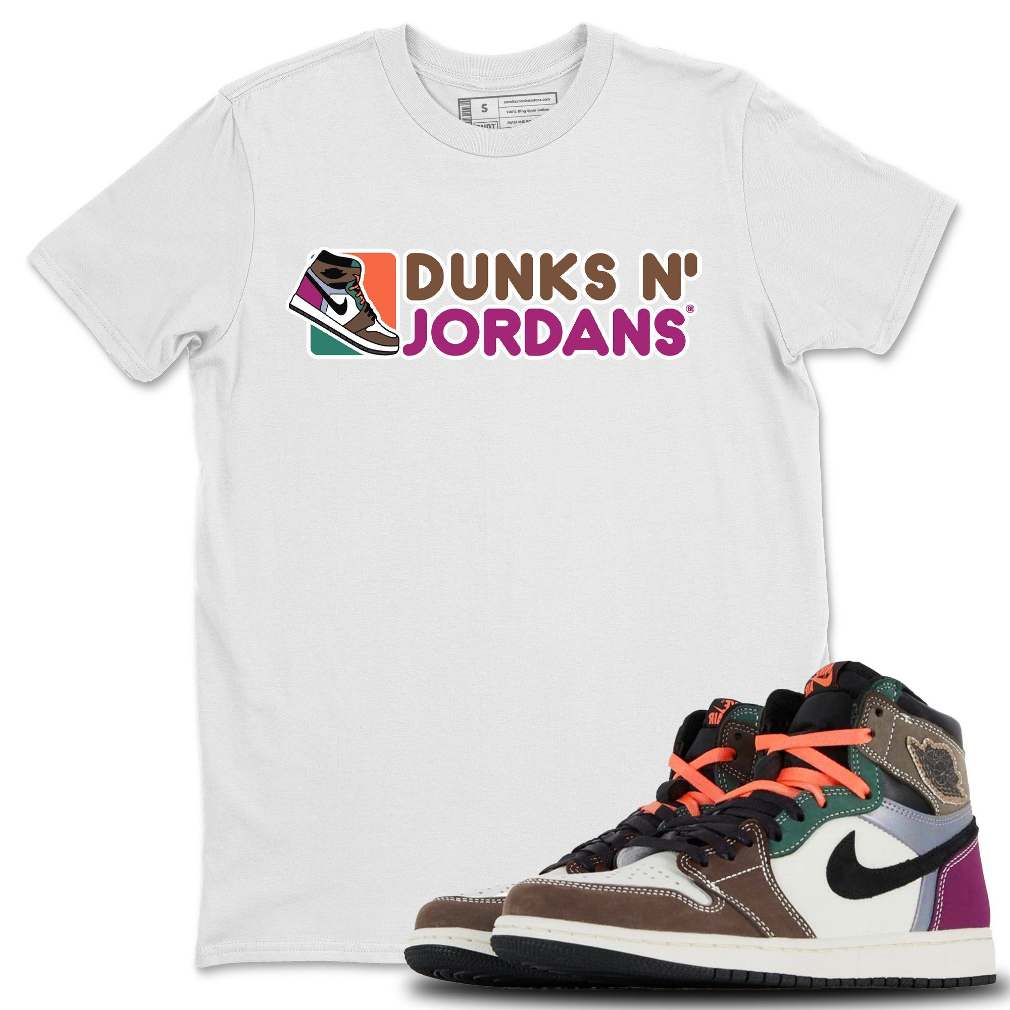 Dunks N Air Jordans Unisex Tops - Air Jordan 1 Hand Crafted