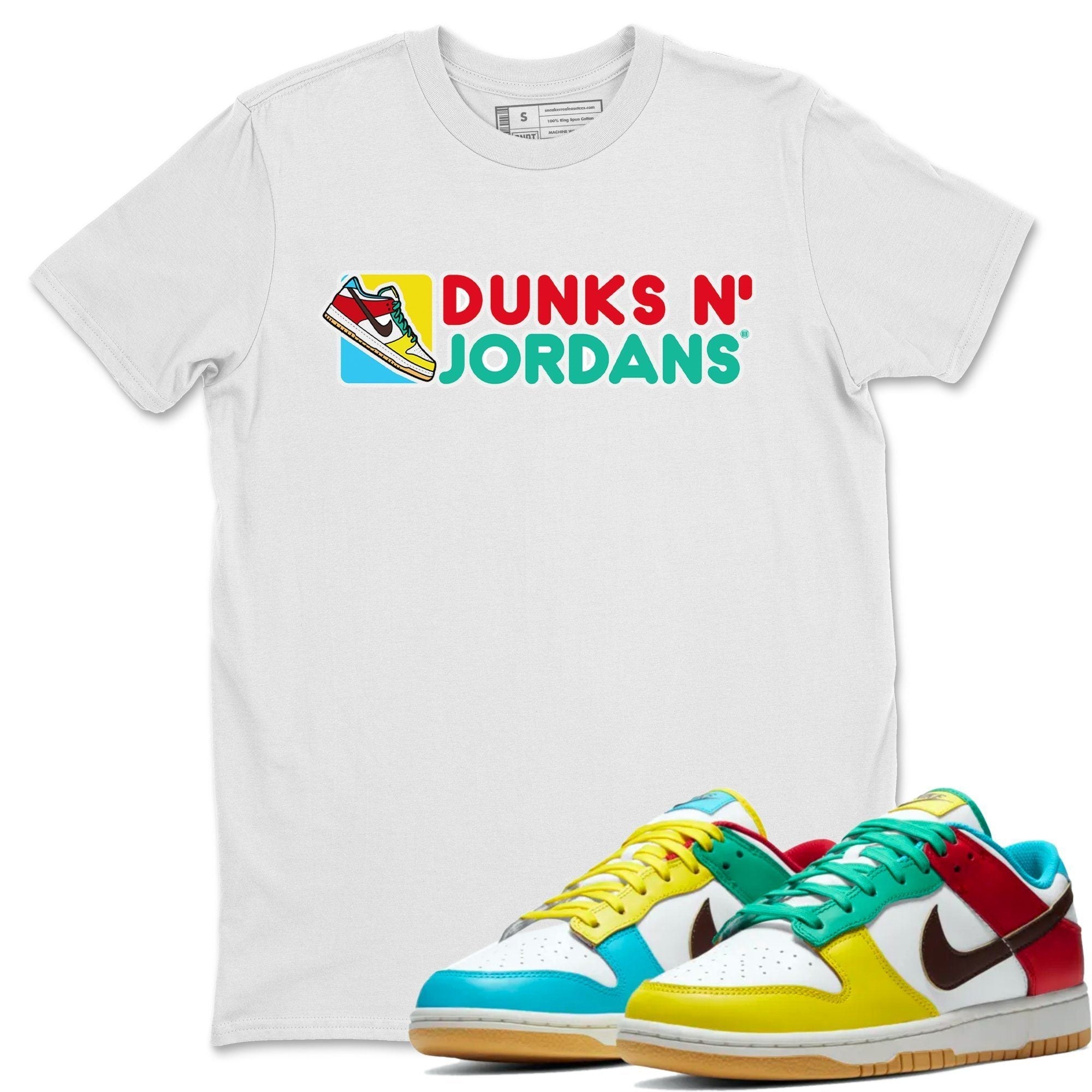 Dunks N Air Jordans Unisex Tops - Dunk Free 99 White