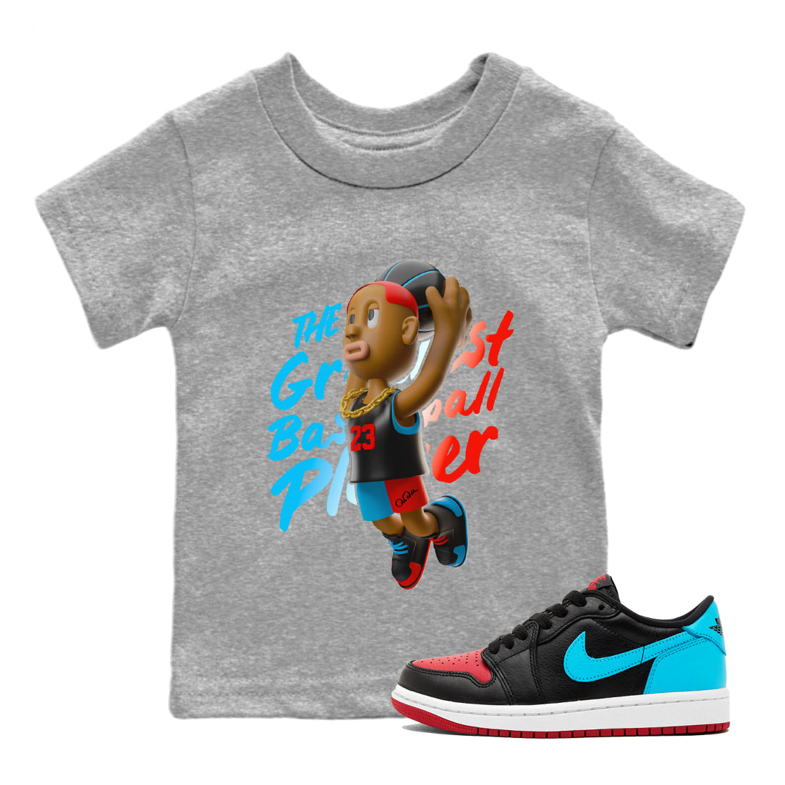 Dunkshot Boy Kids Tops - Air Jordan 1 UNC to Chicago