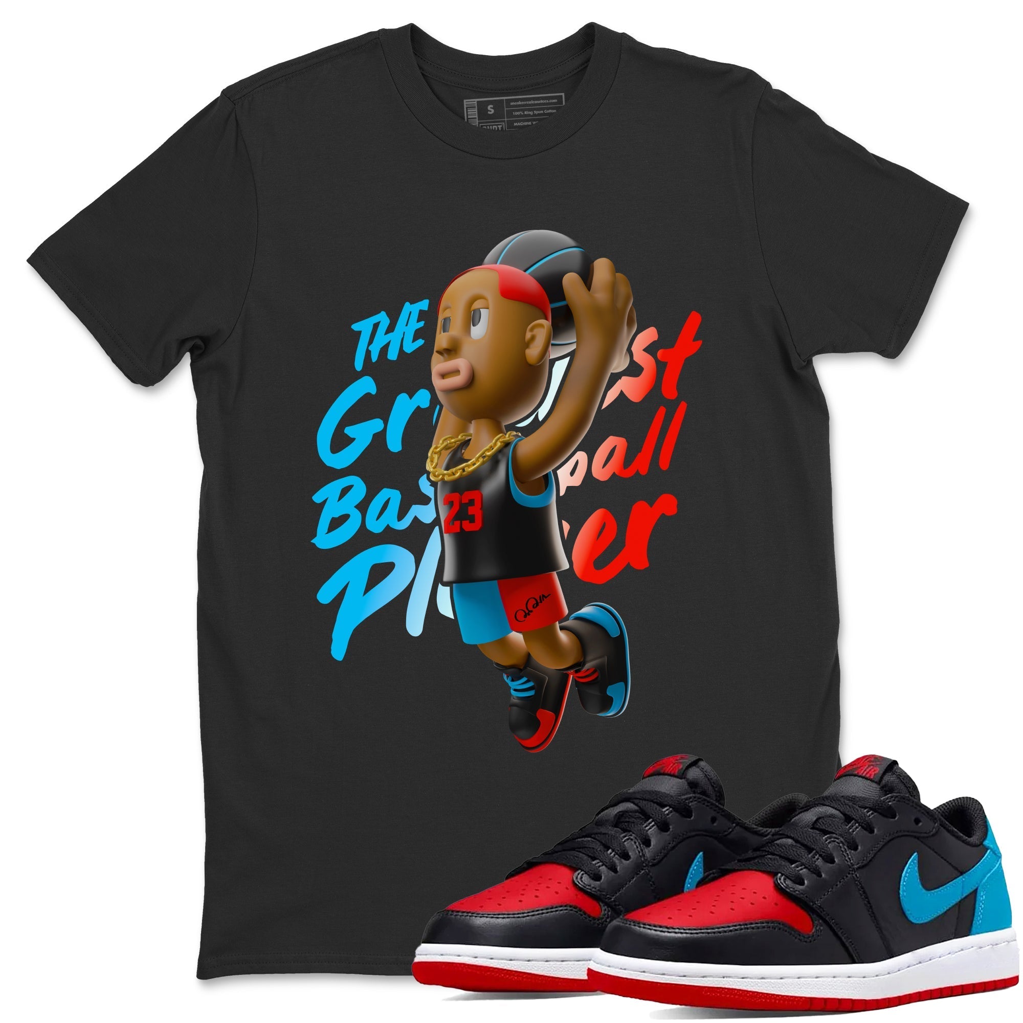 Dunkshot Boy Unisex Tops - Air Jordan 1 UNC to Chicago