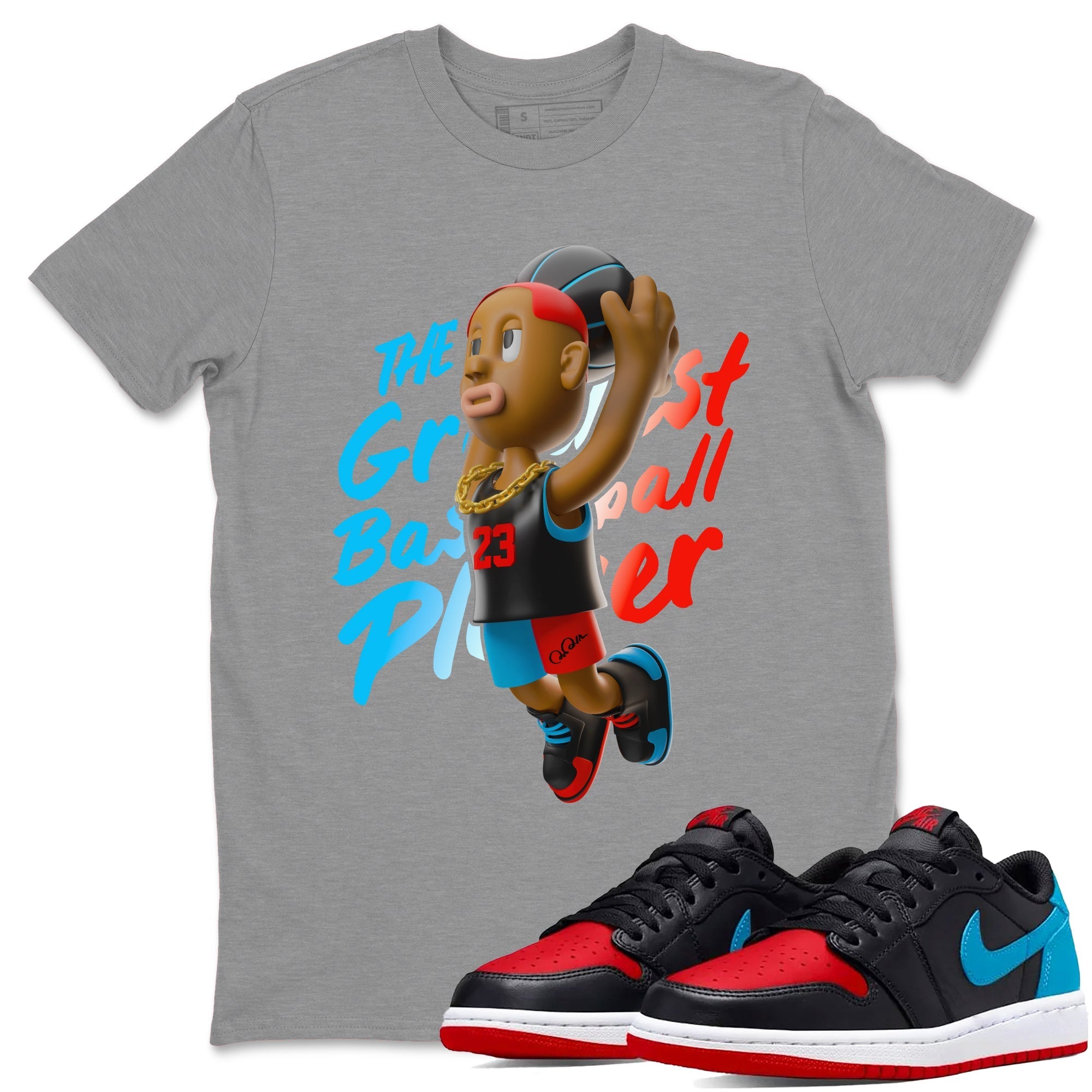 Dunkshot Boy Unisex Tops - Air Jordan 1 UNC to Chicago