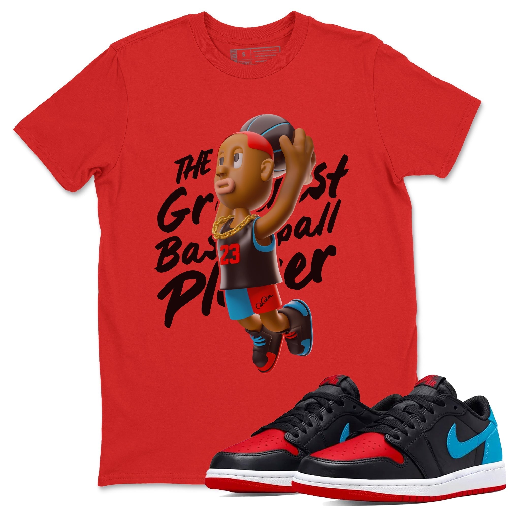 Dunkshot Boy Unisex Tops - Air Jordan 1 UNC to Chicago