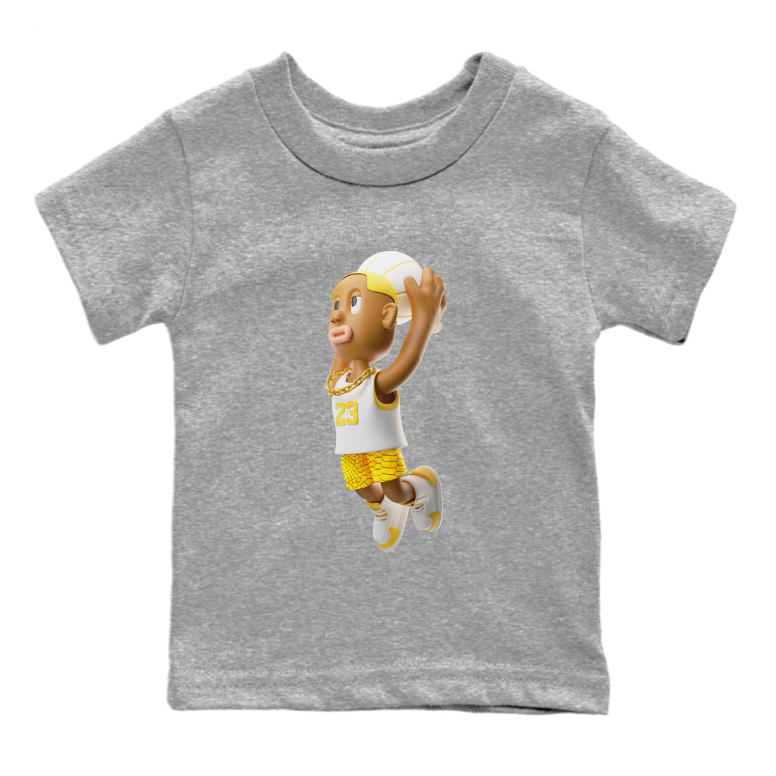 Dunkshot Boy Kids Tops - Air Jordan 11 Yellow Python