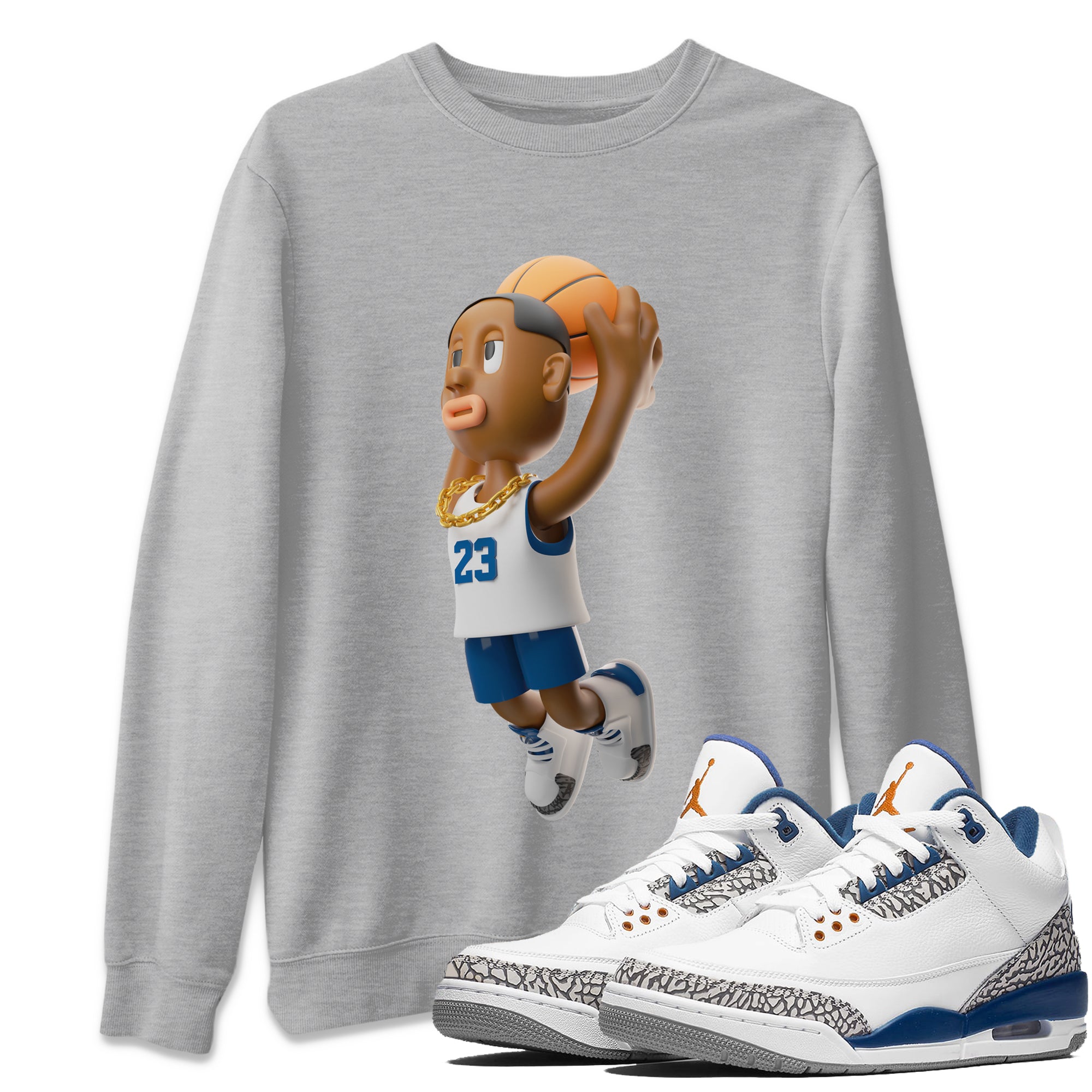 Dunkshot Boy Unisex Tops - Air Jordan 3 Wizards