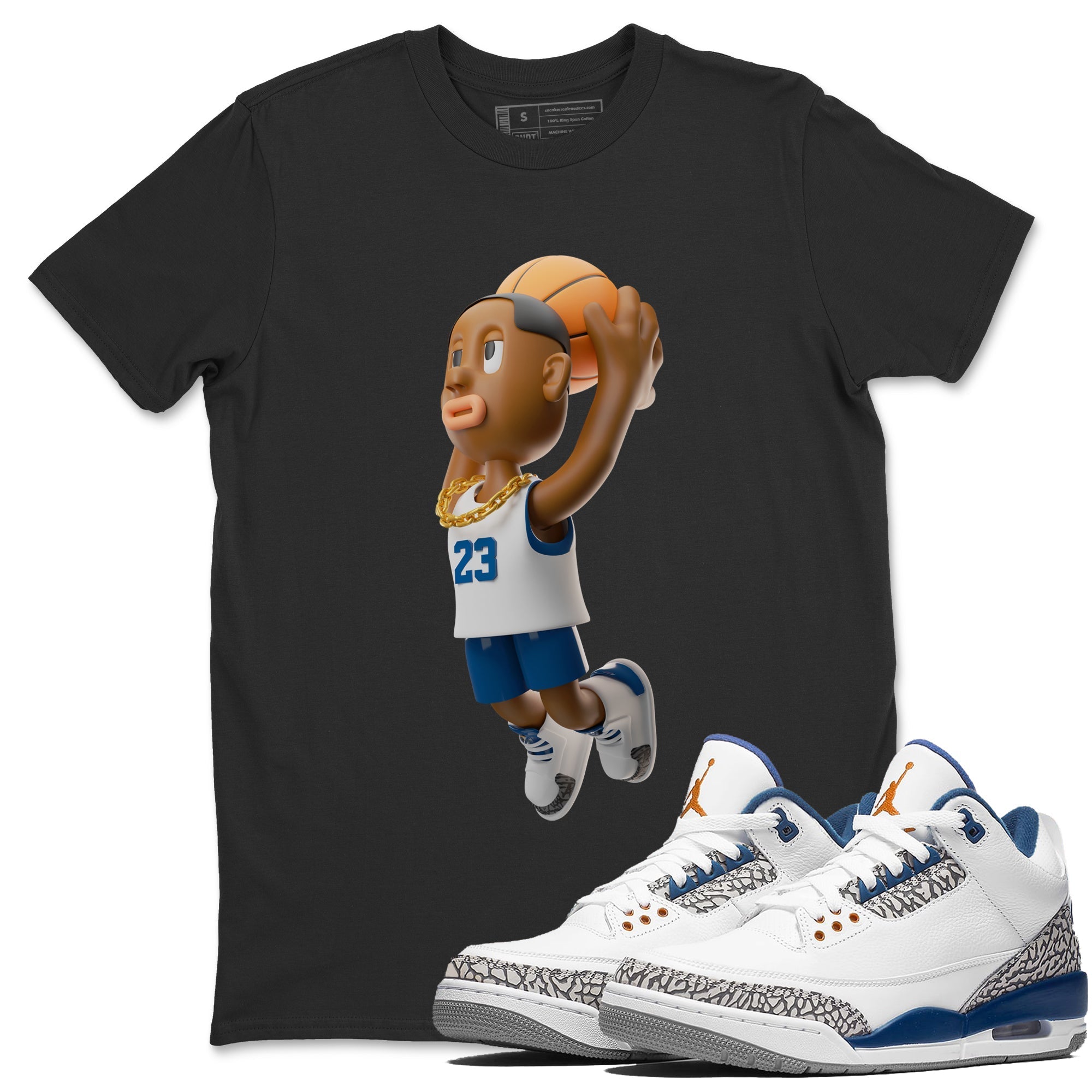 Dunkshot Boy Unisex Tops - Air Jordan 3 Wizards
