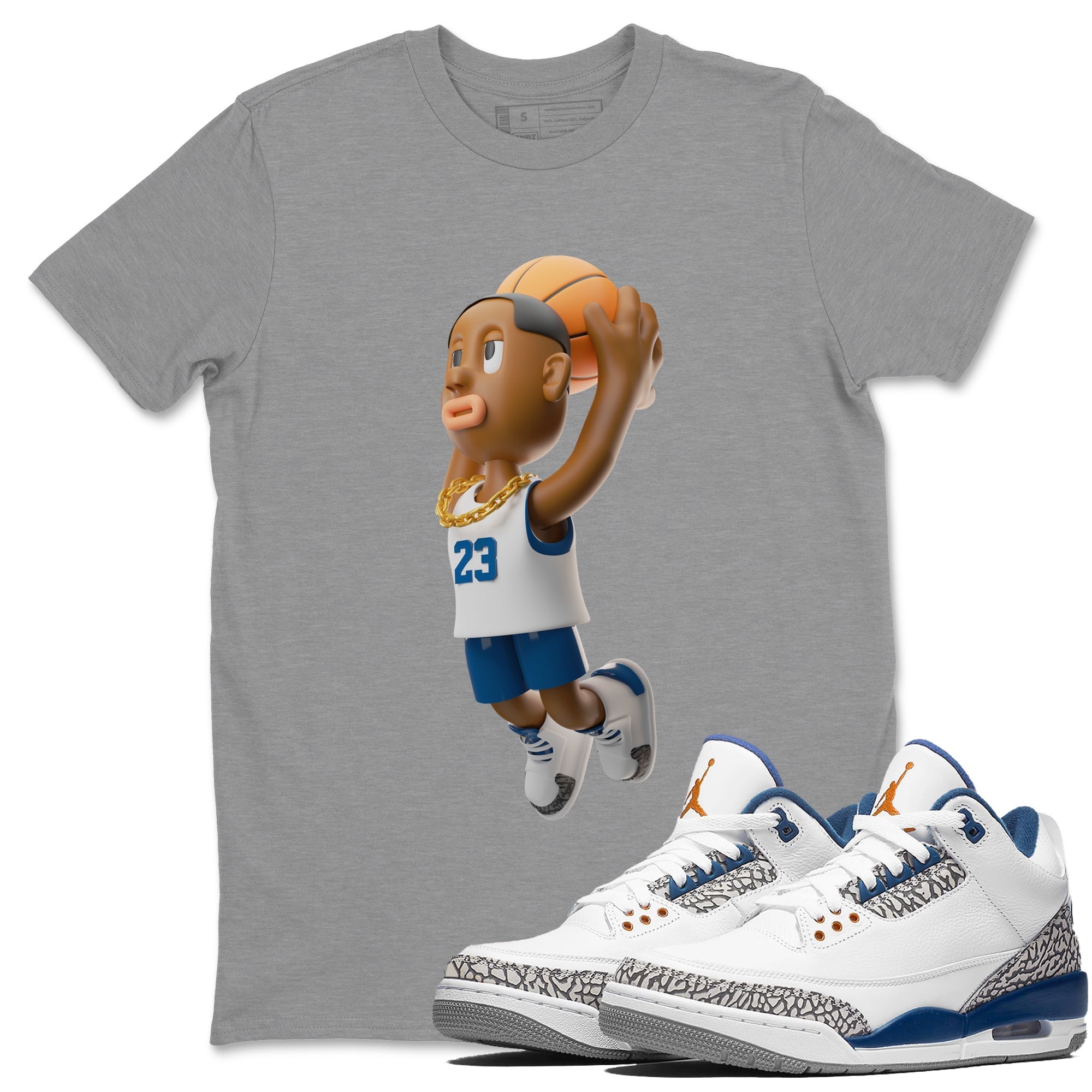 Dunkshot Boy Unisex Tops - Air Jordan 3 Wizards