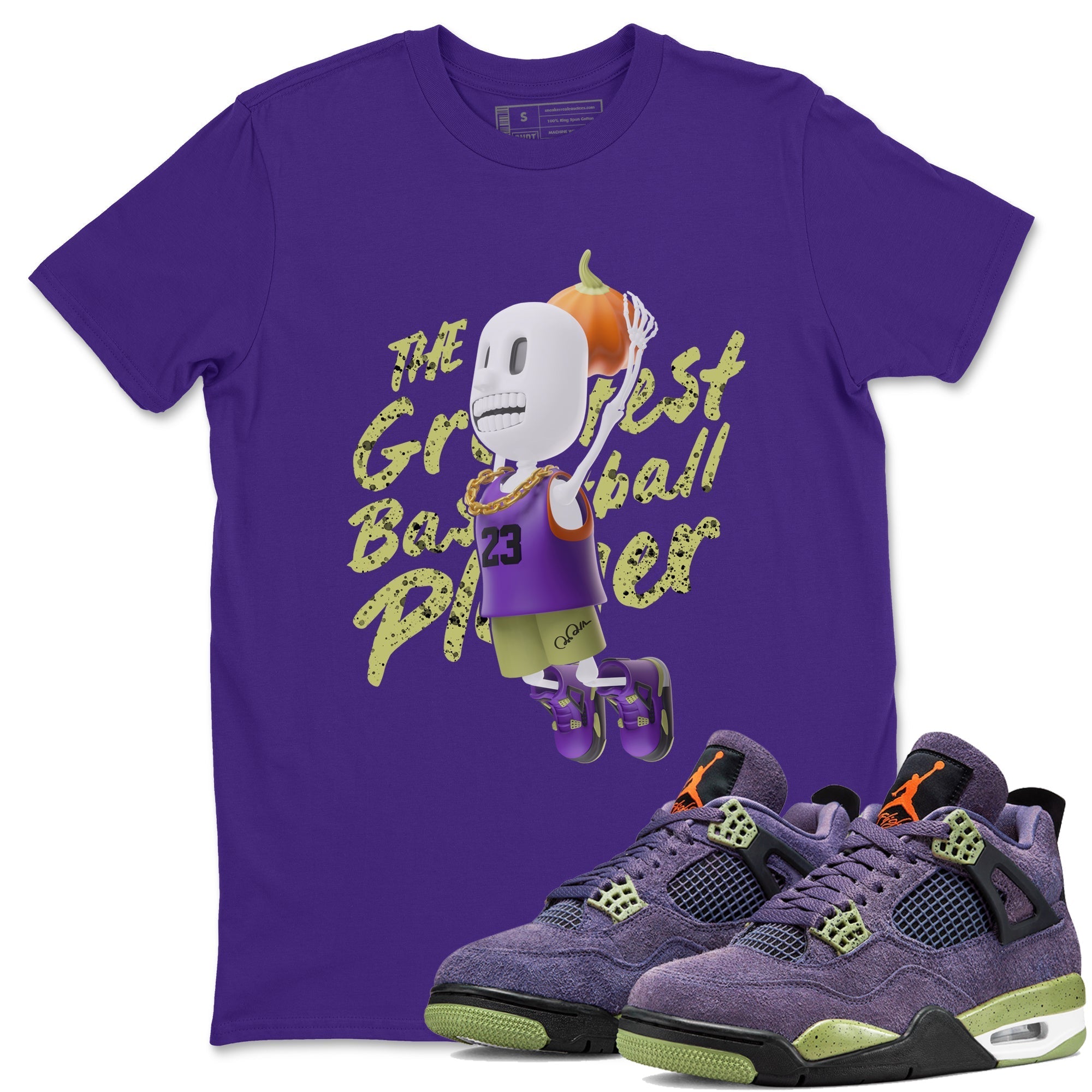 Dunkshot Boy snkmatch Tee - Air Jordan 4 Canyon Purple
