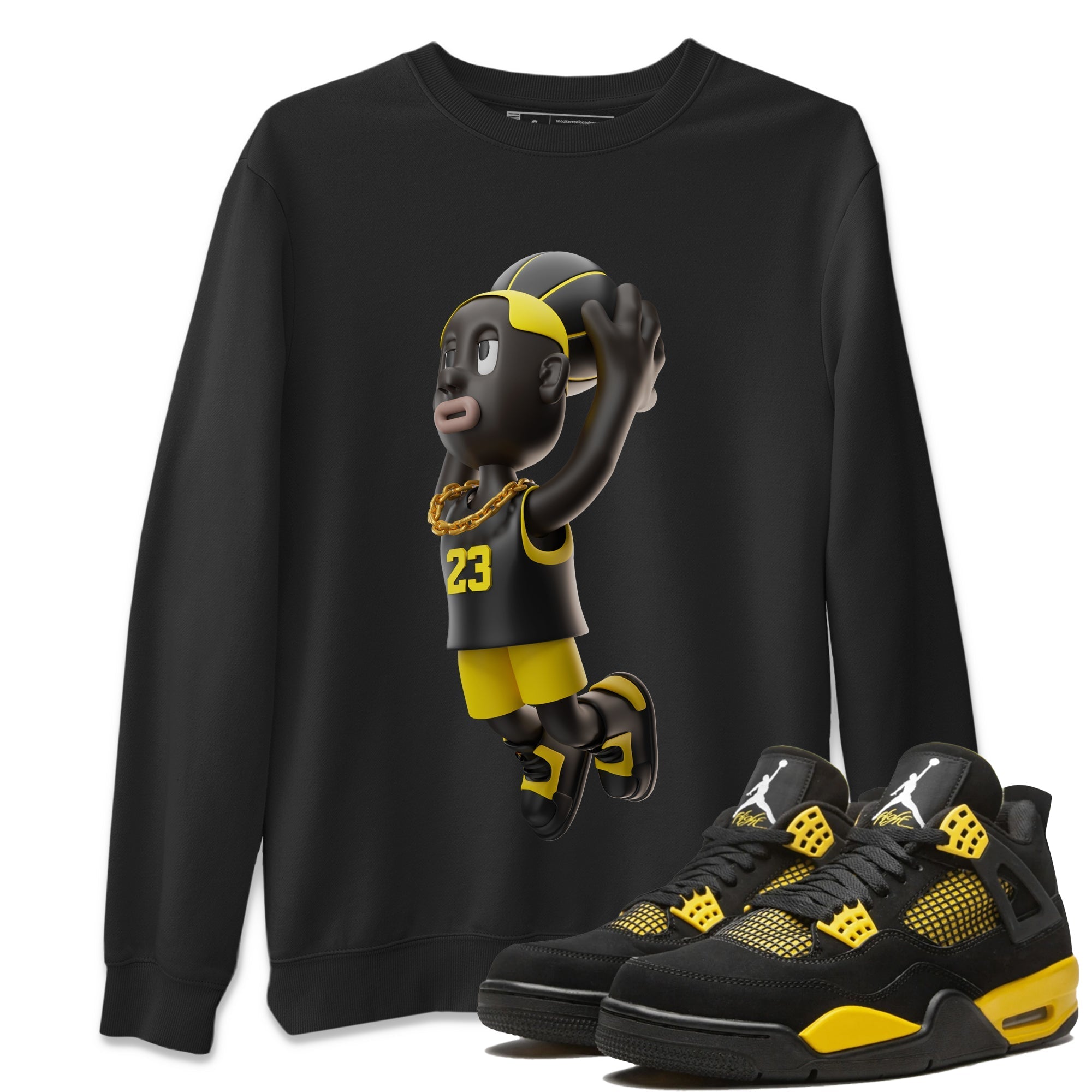 Dunkshot Boy Unisex Tops - Air Jordan 4 Thunder