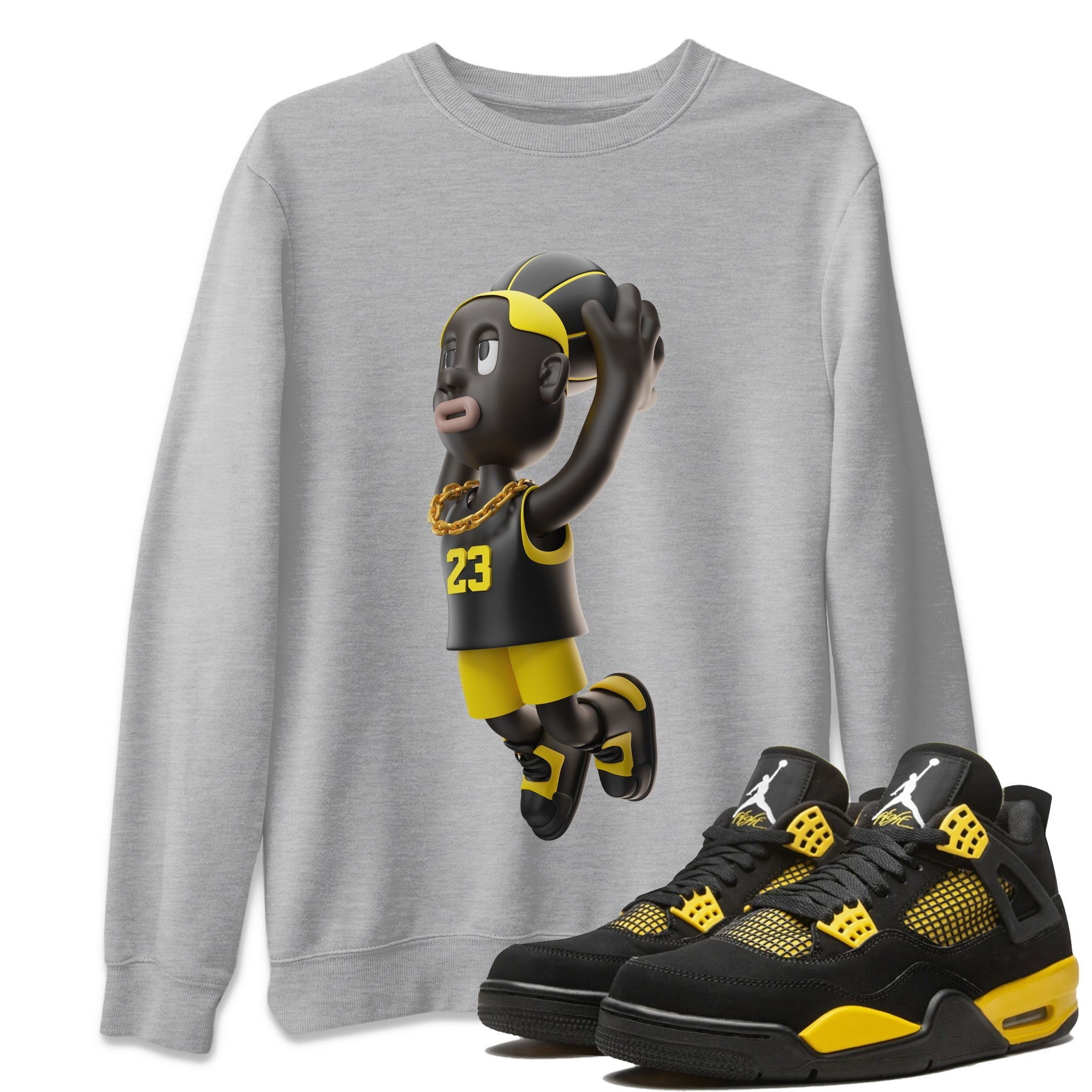 Dunkshot Boy Unisex Tops - Air Jordan 4 Thunder