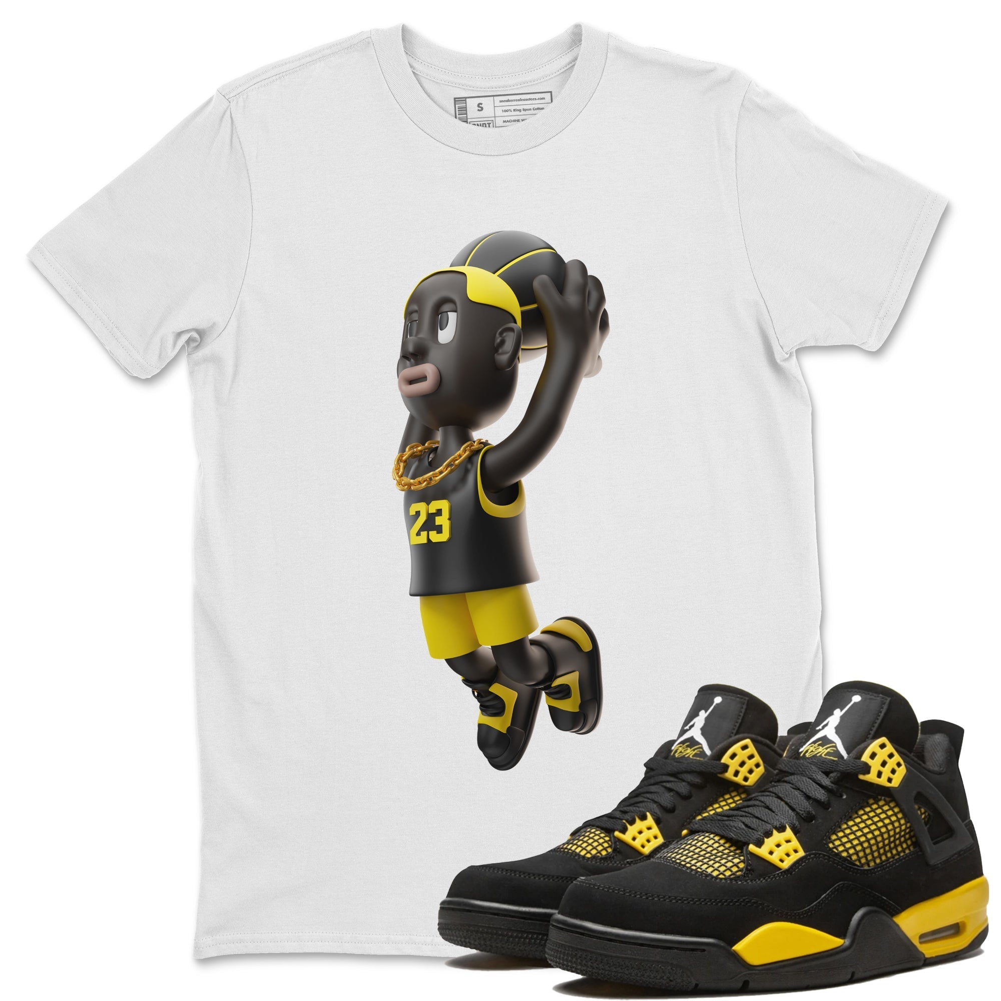 Dunkshot Boy Unisex Tops - Air Jordan 4 Thunder