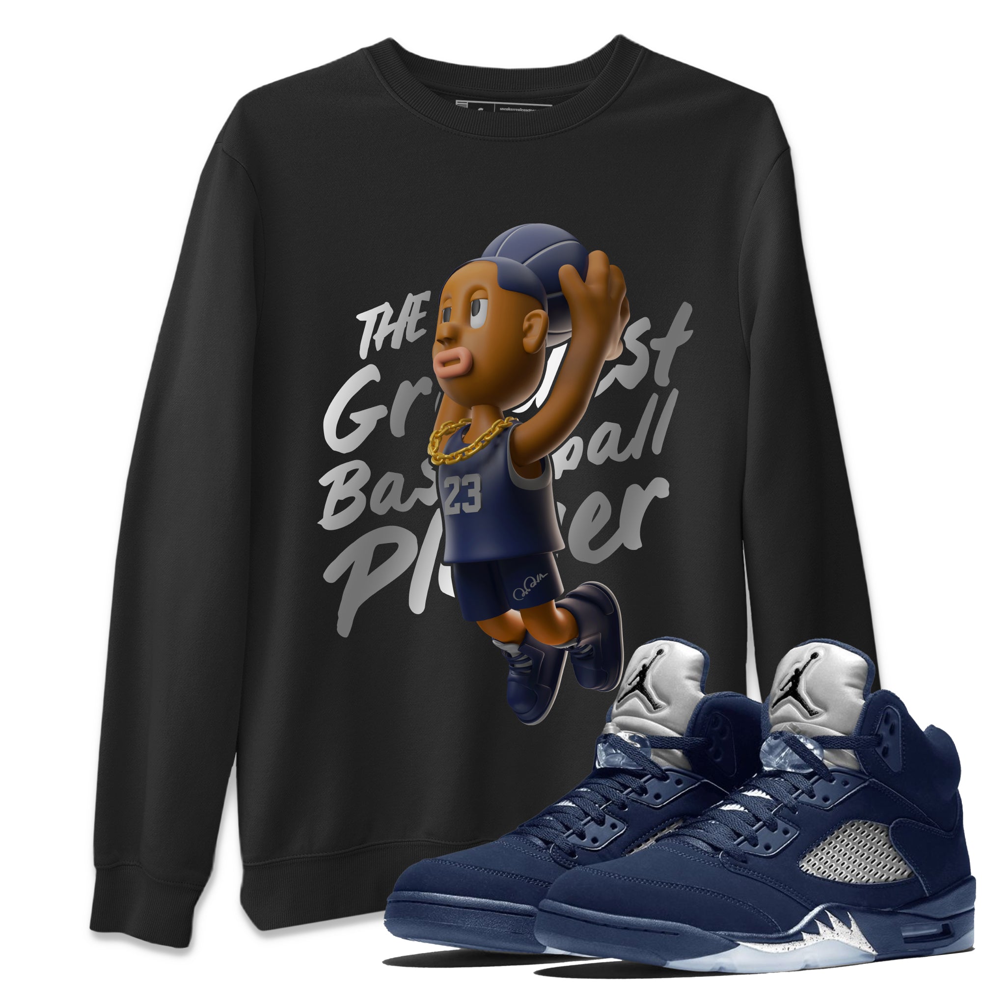 Dunkshot Boy Unisex Tops - Air Jordan 5 Georgetown
