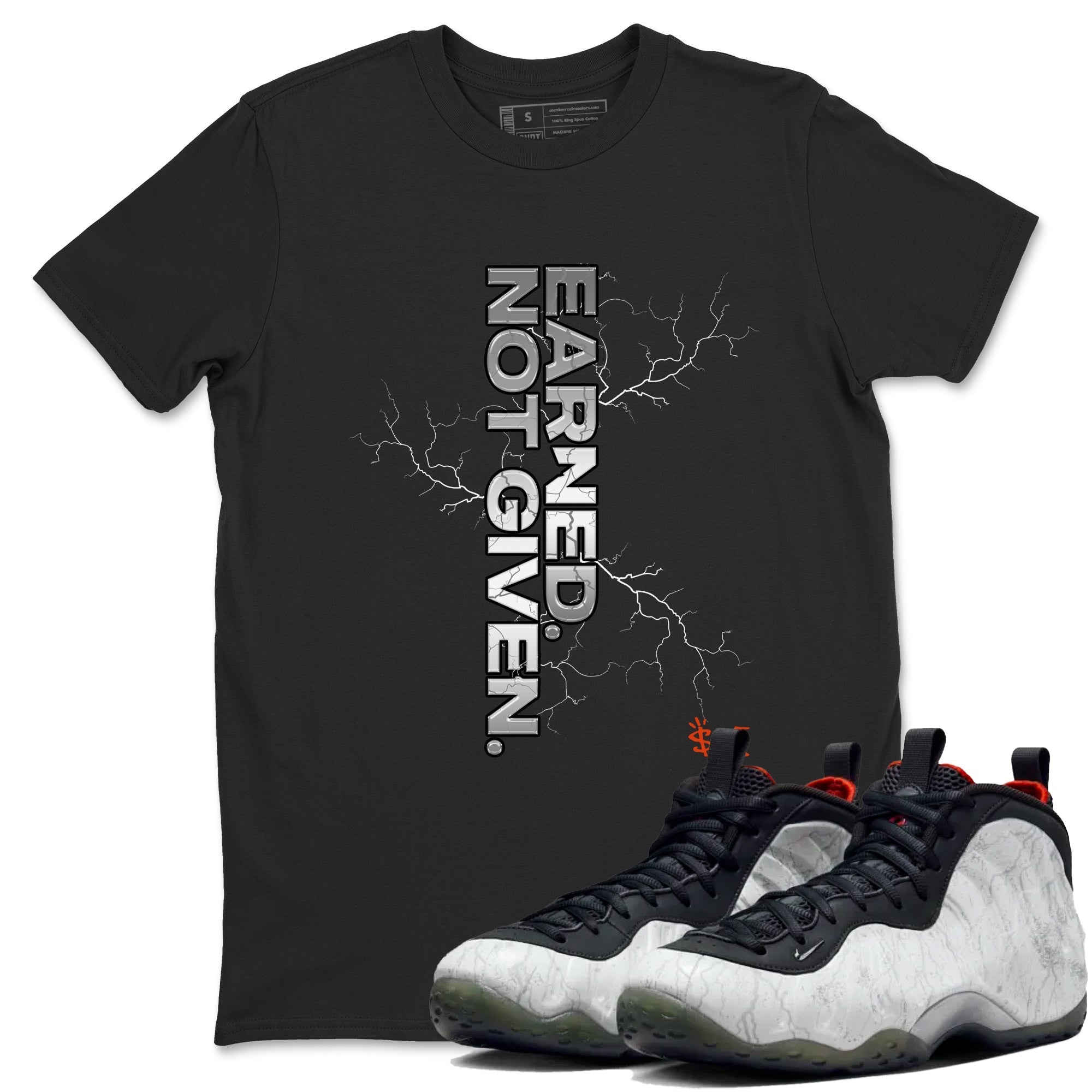 Earned Not Given snkmatch Tees - Air Foamposite One Jin