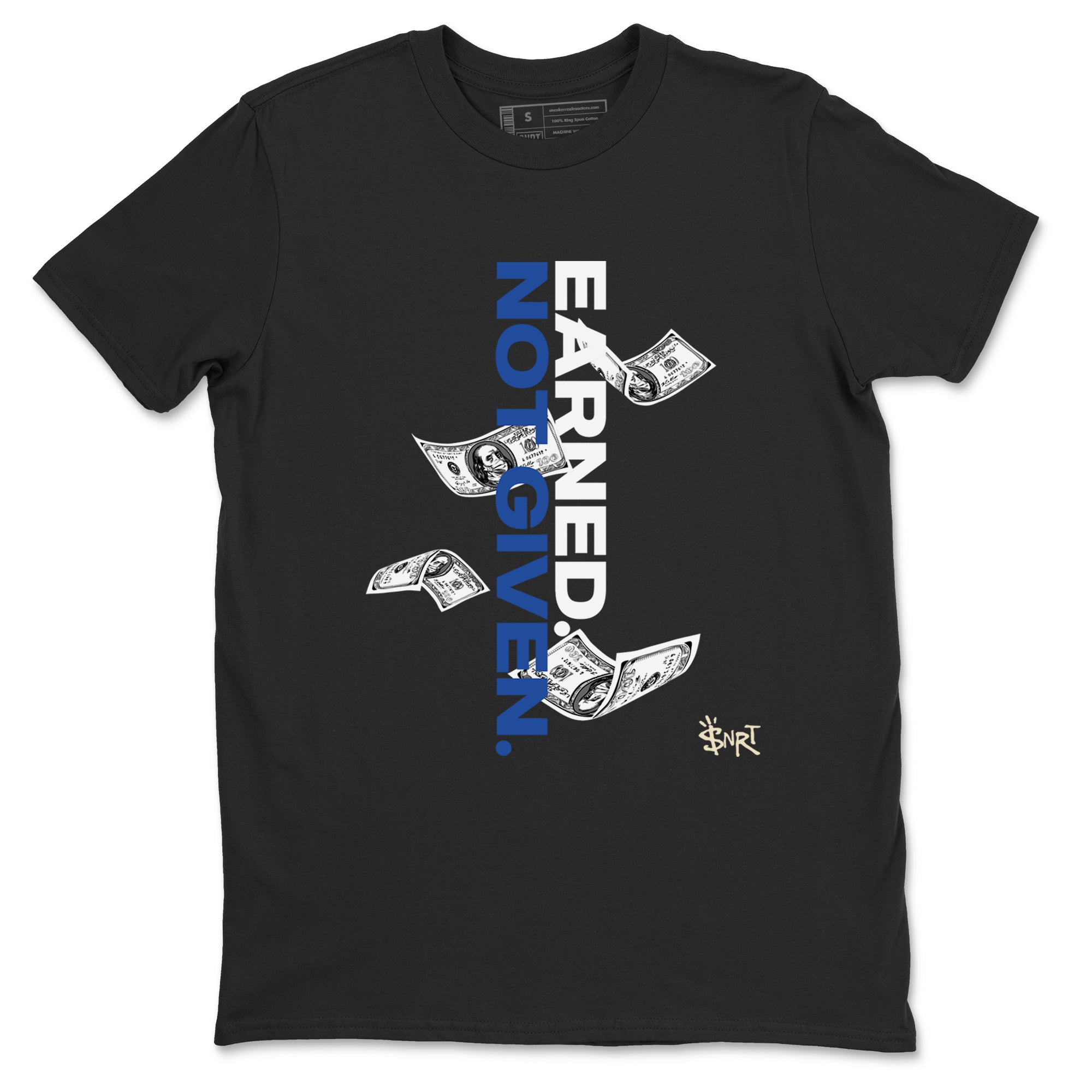 Earned Not Given snkmatch Tees - Air Jordan 1 Game Royal