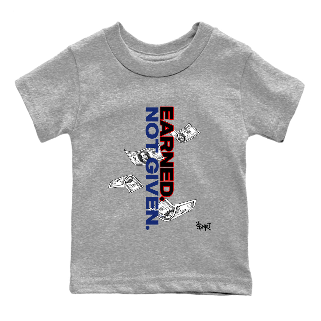 Earned Not Given snkmatch Tees Kids - Air Jordan 1 Rare Air