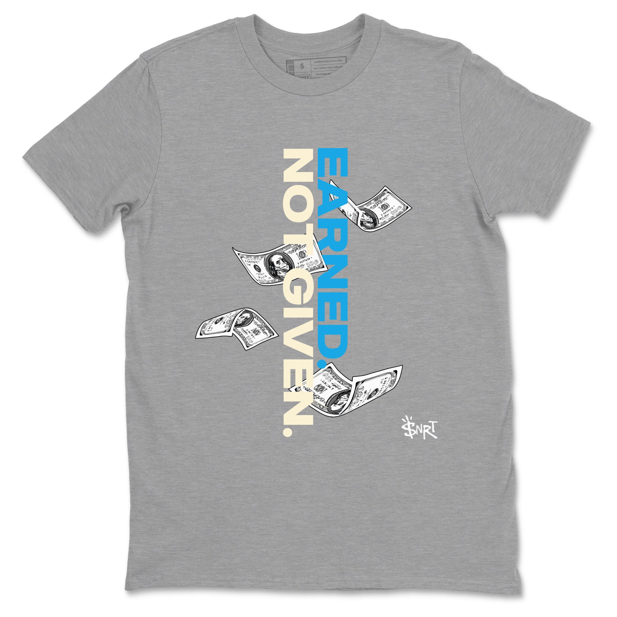 Earned Not Given snkmatch Tees - Air Jordan 1 UNC Reimagined