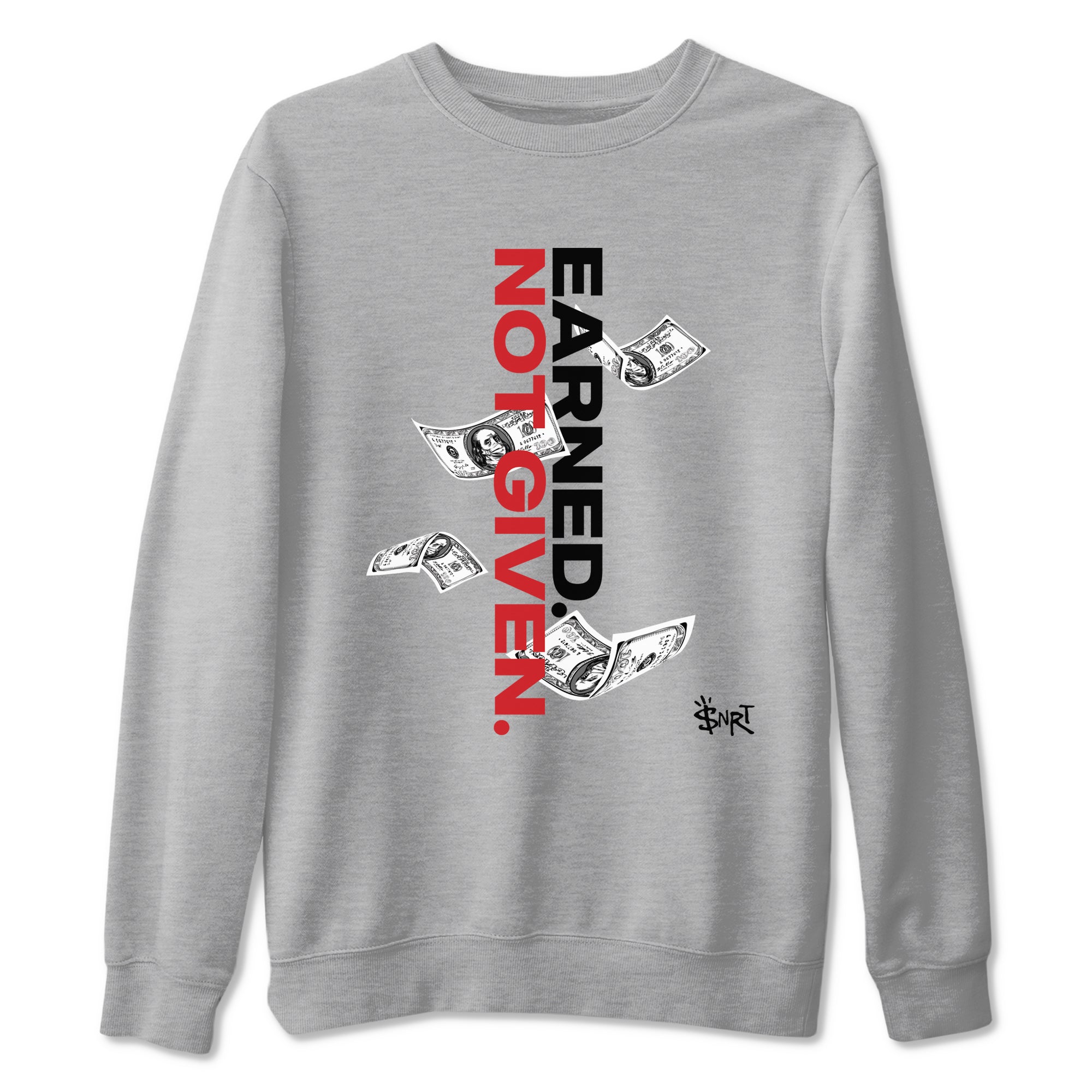 Earned Not Given snkmatch Tees - Air Jordan 11 Bred Velvet