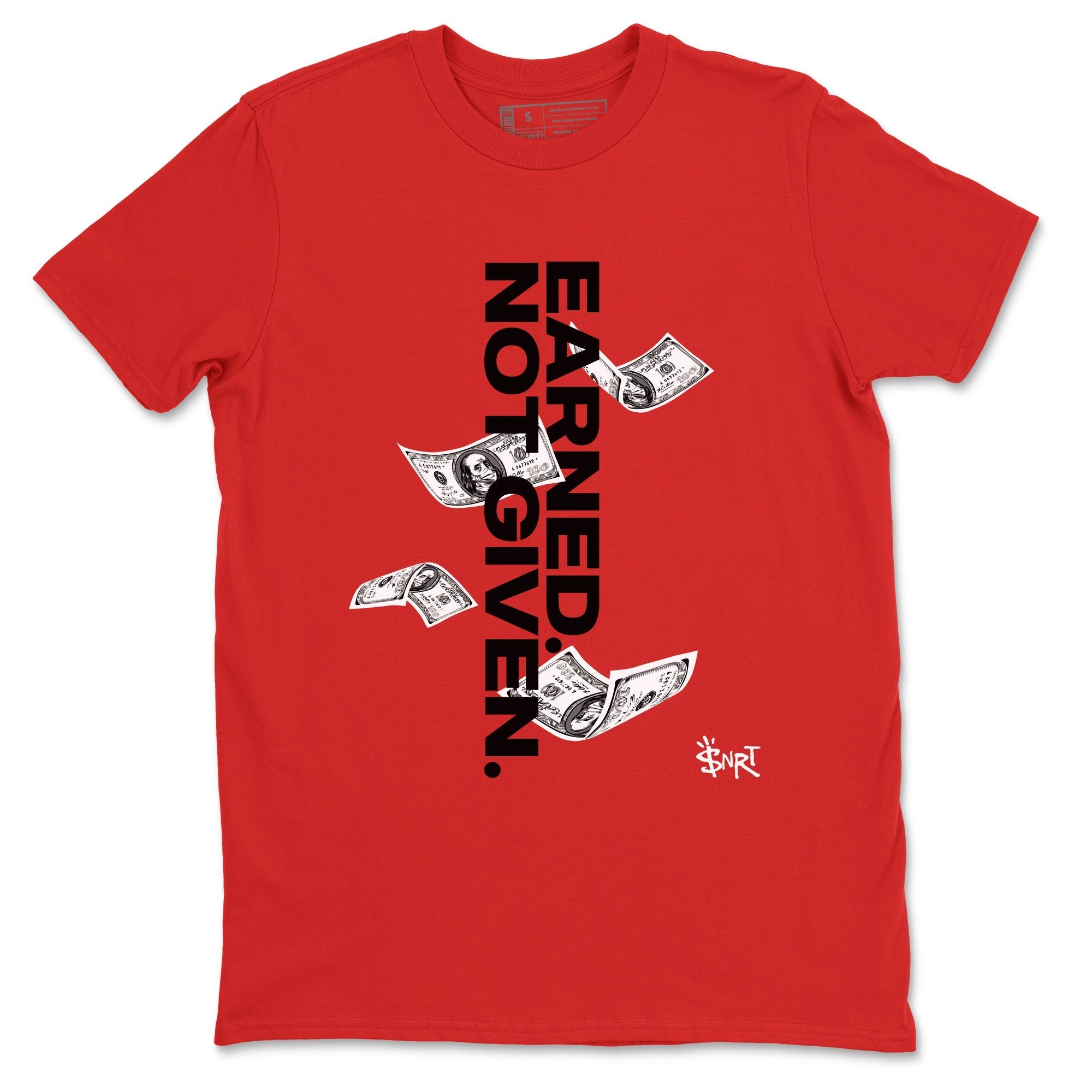 Earned Not Given snkmatch Tees - Air Jordan 11 Bred Velvet