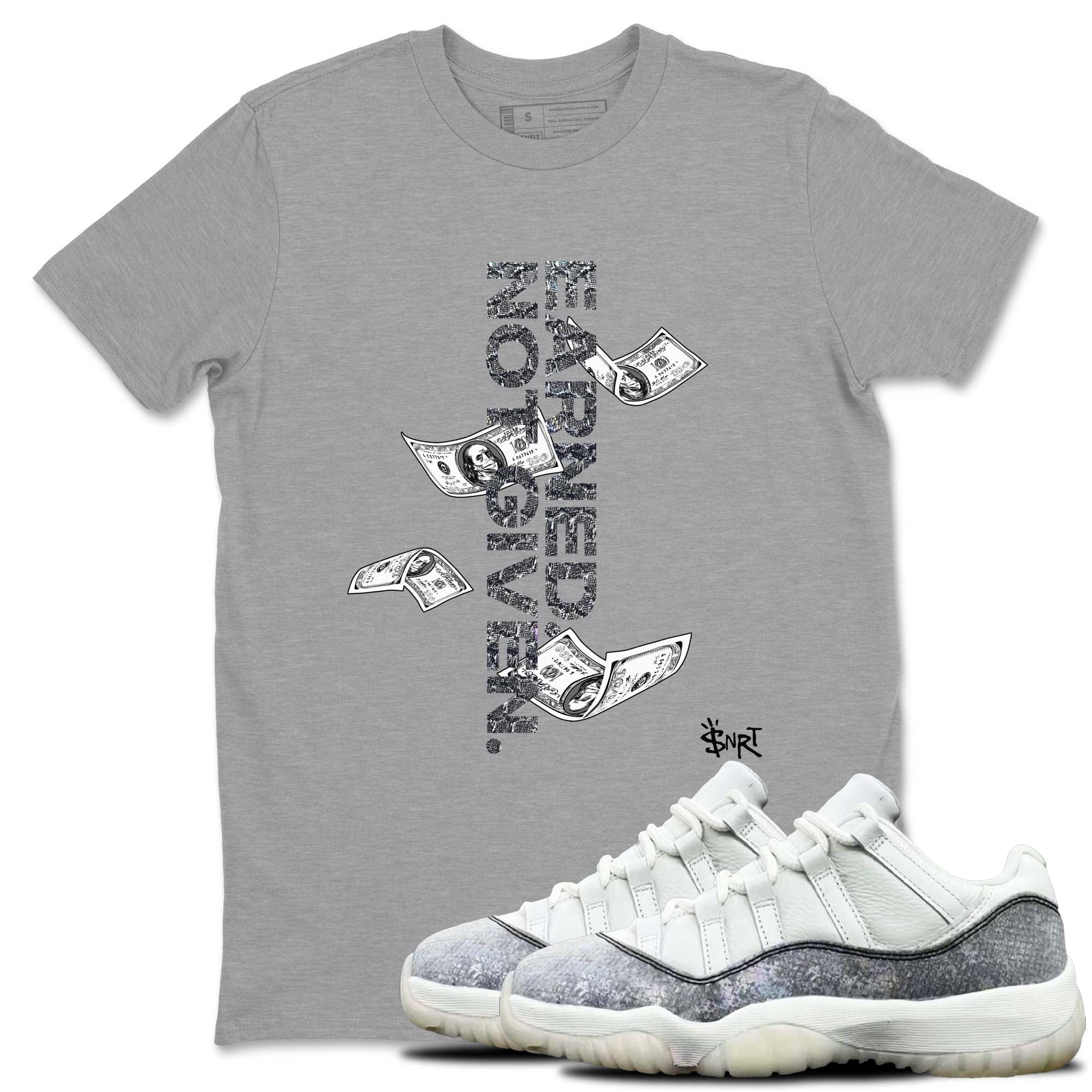 Earned Not Given snkmatch Tees - Air Jordan 11 Year Of The Snake