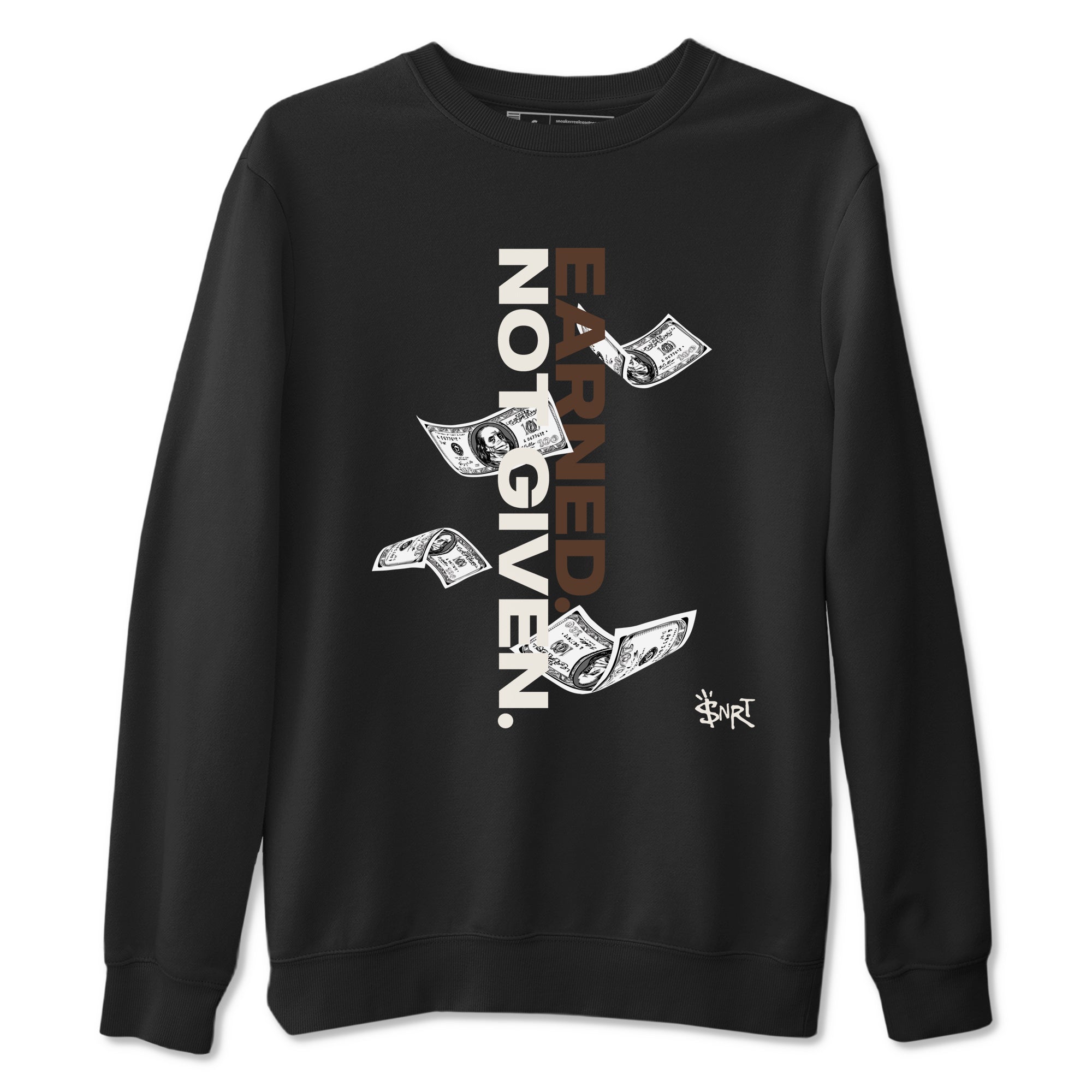 Earned Not Given snkmatch Tees - Air Jordan 12 Baroque Brown