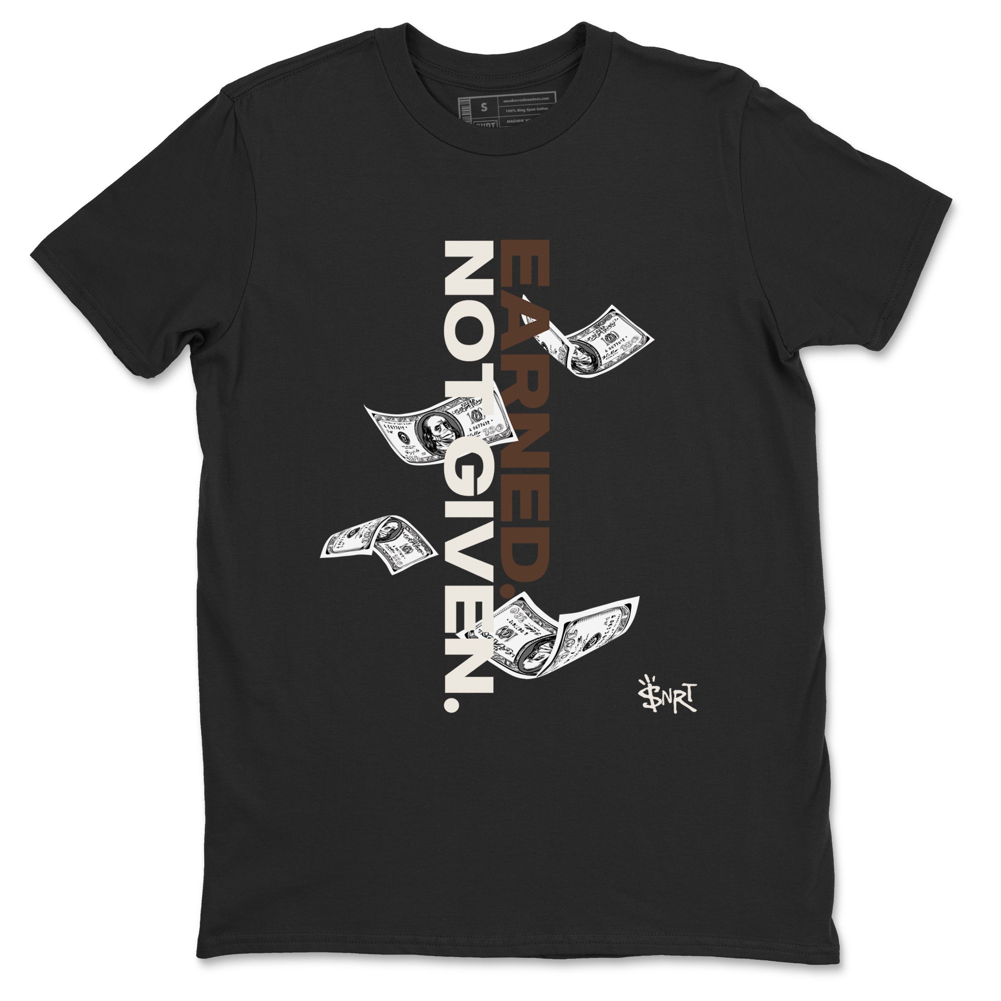 Earned Not Given snkmatch Tees - Air Jordan 12 Baroque Brown
