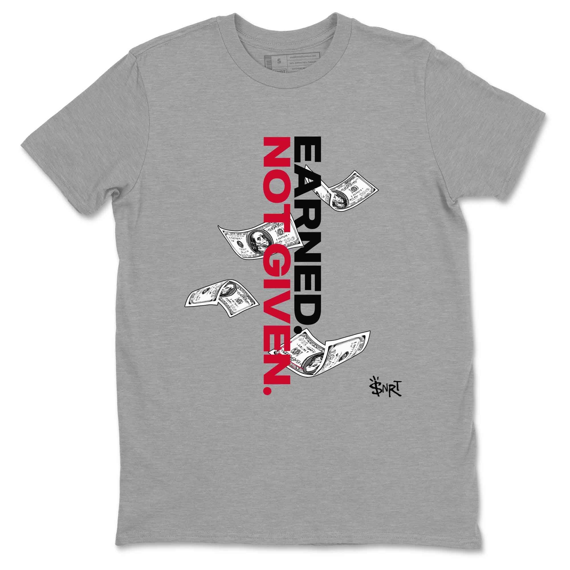 Earned Not Given snkmatch Tees - Air Jordan 12 Flu Game
