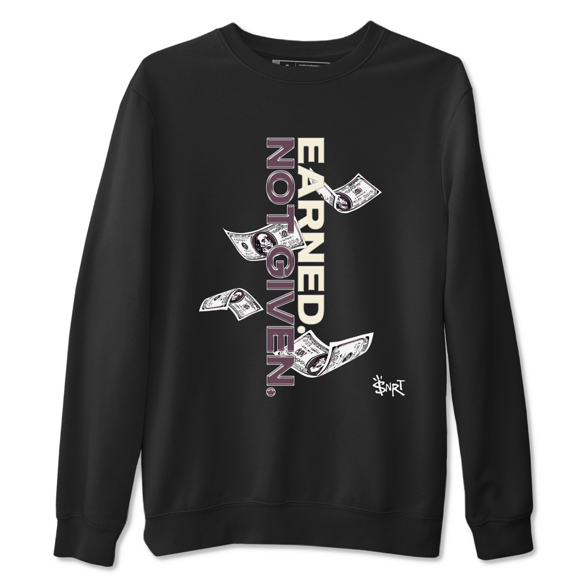 Earned Not Given snkmatch Tees - Air Jordan 3 A Ma Maniere x Black