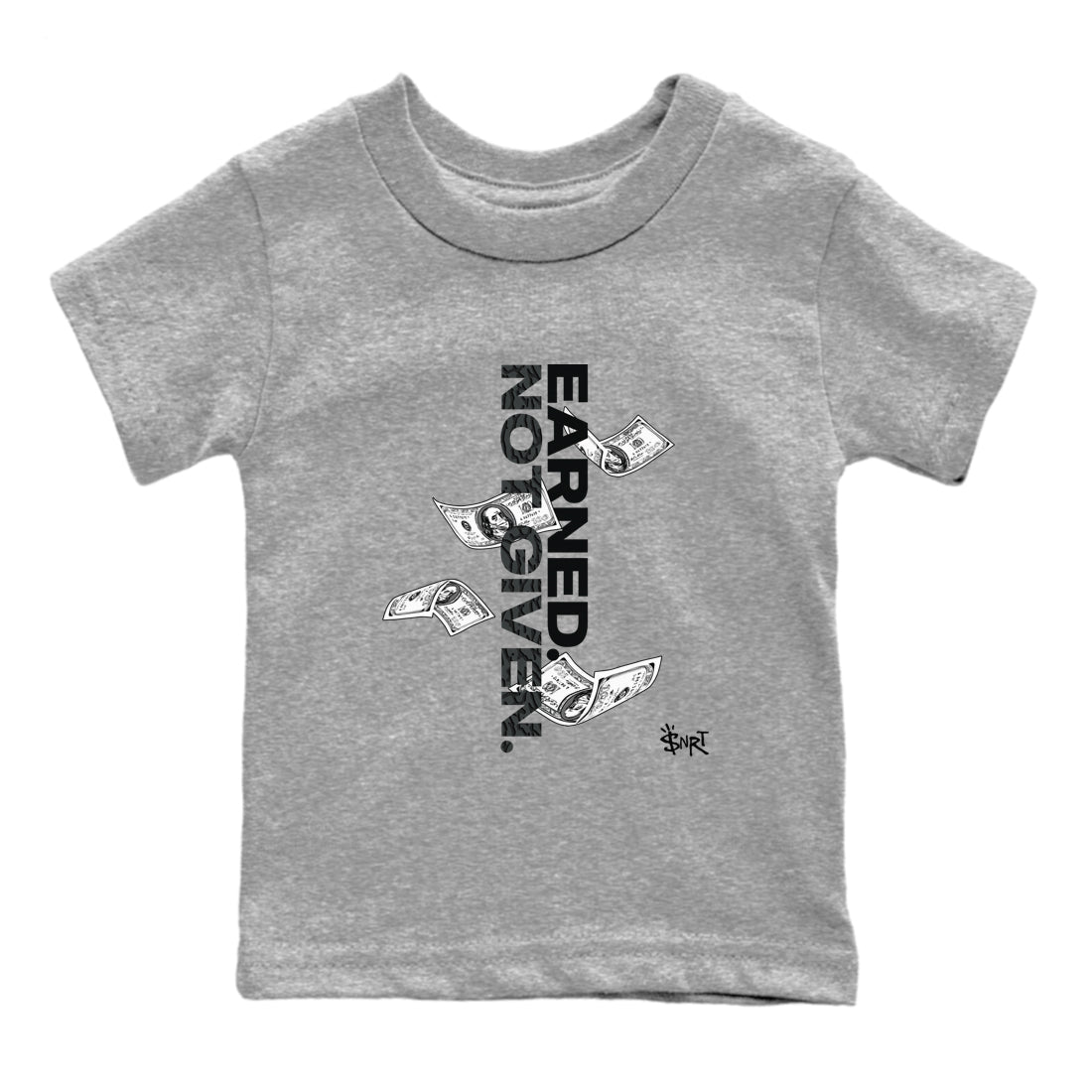 Earned Not Given snkmatch Tees Kids - Air Jordan 3 Black Cat