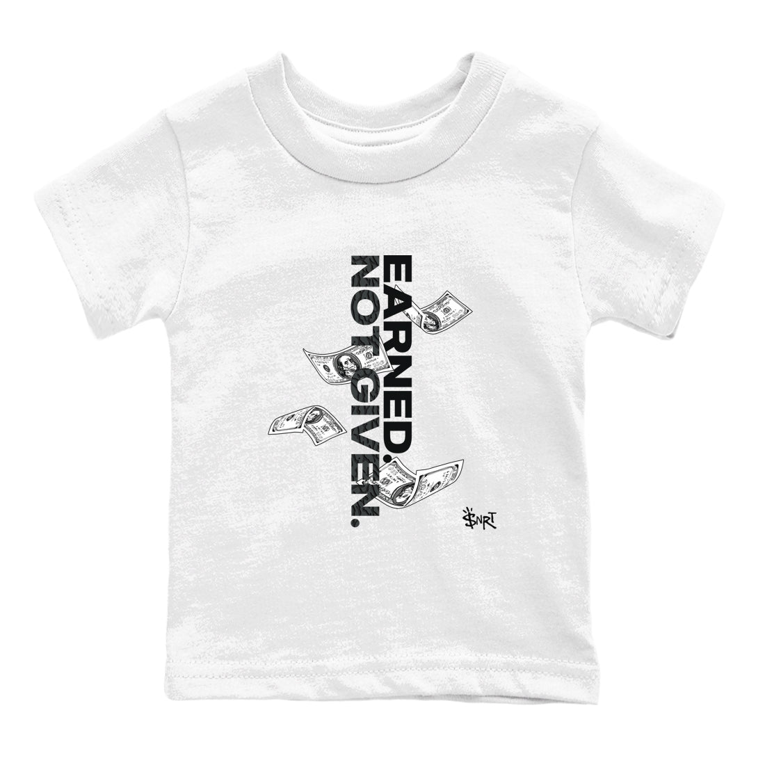 Earned Not Given snkmatch Tees Kids - Air Jordan 3 Black Cat
