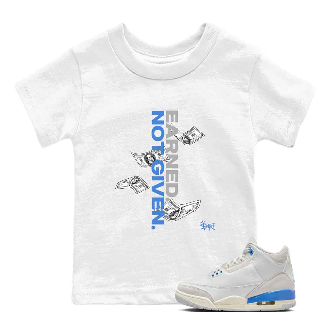 Earned Not Given snkmatch Tees Kids - Air Jordan 3 Lucky Shorts