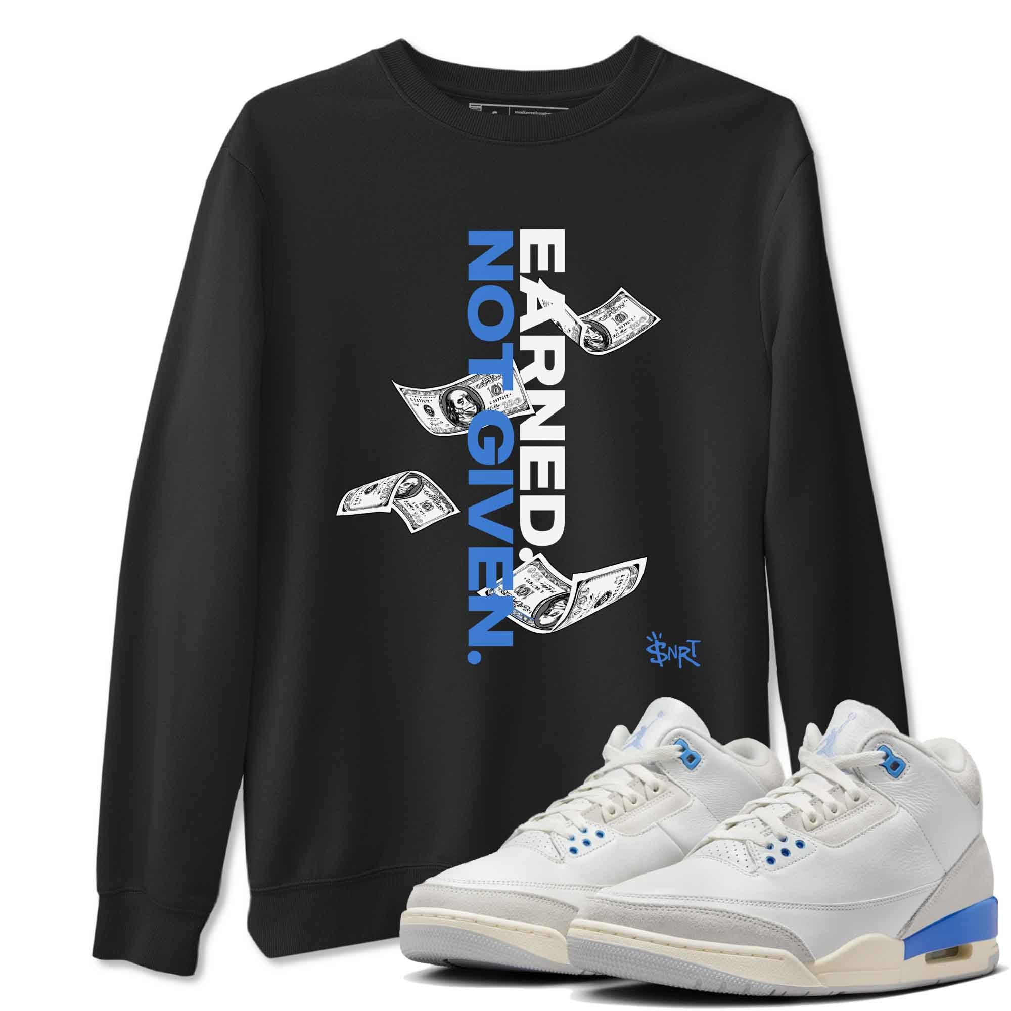 Earned Not Given snkmatch Tees - Air Jordan 3 Lucky Shorts