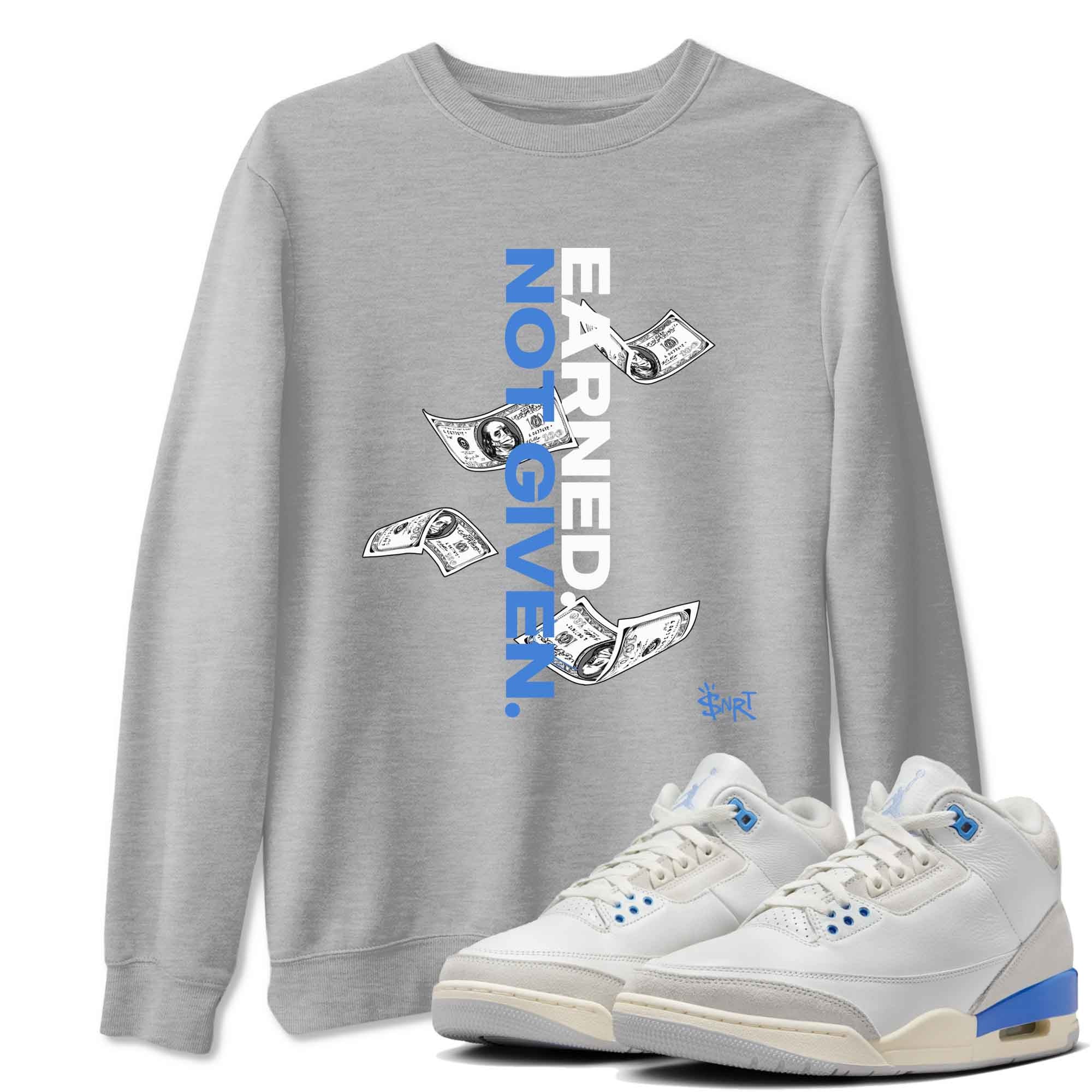 Earned Not Given snkmatch Tees - Air Jordan 3 Lucky Shorts