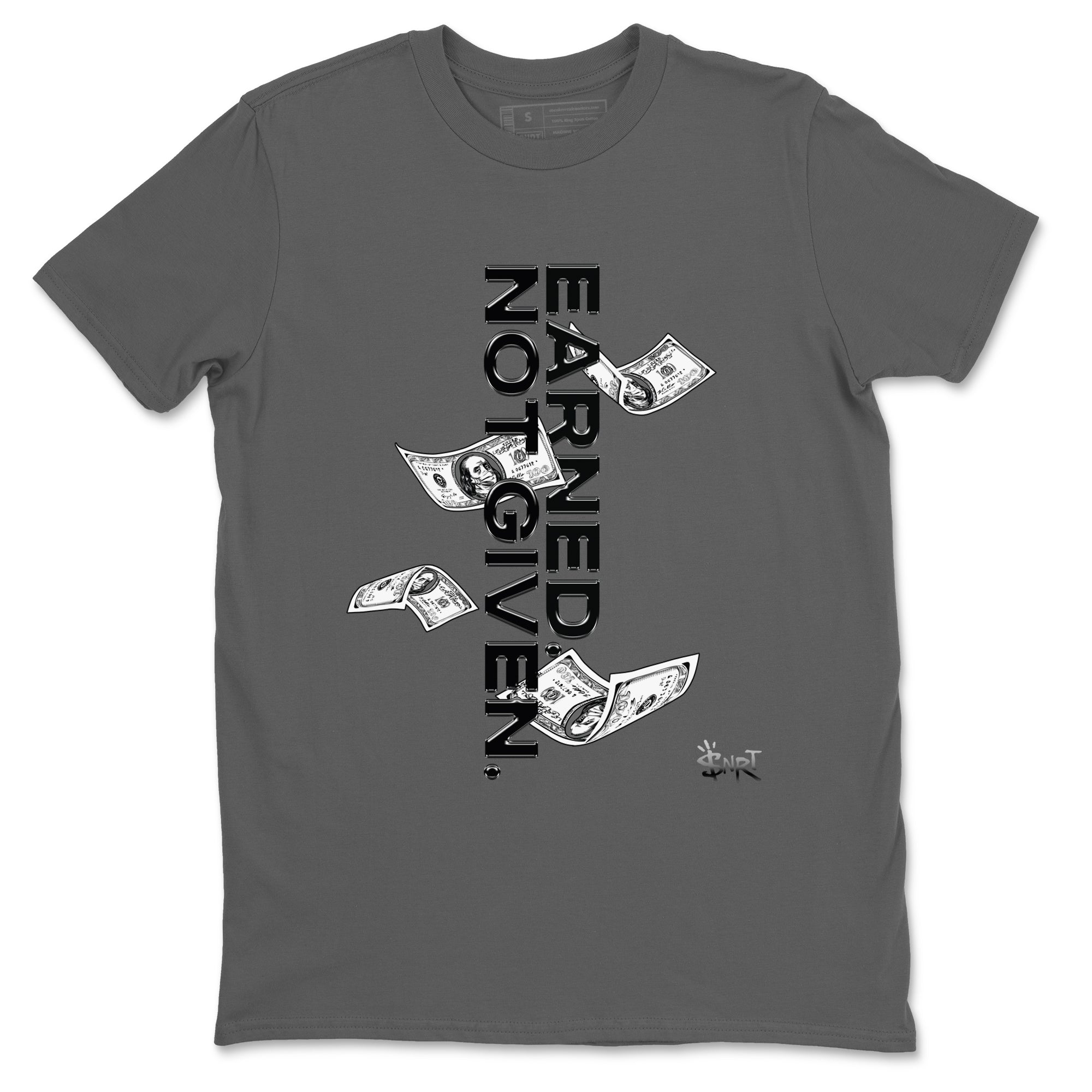 Earned Not Given snkmatch Tees - Air Jordan 4 Black Cat