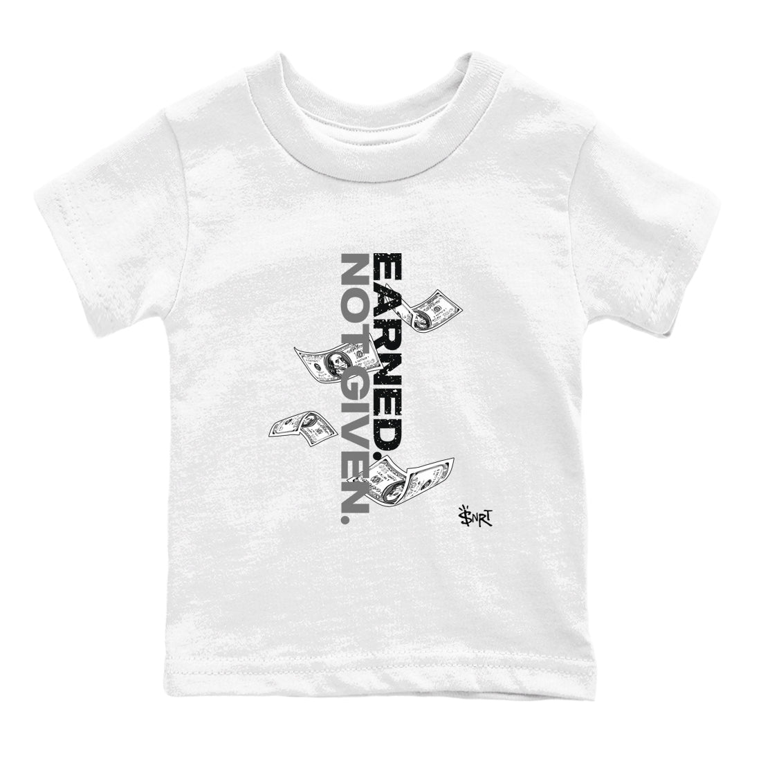 Earned Not Given snkmatch Tees Kids - Air Jordan 4 Fear