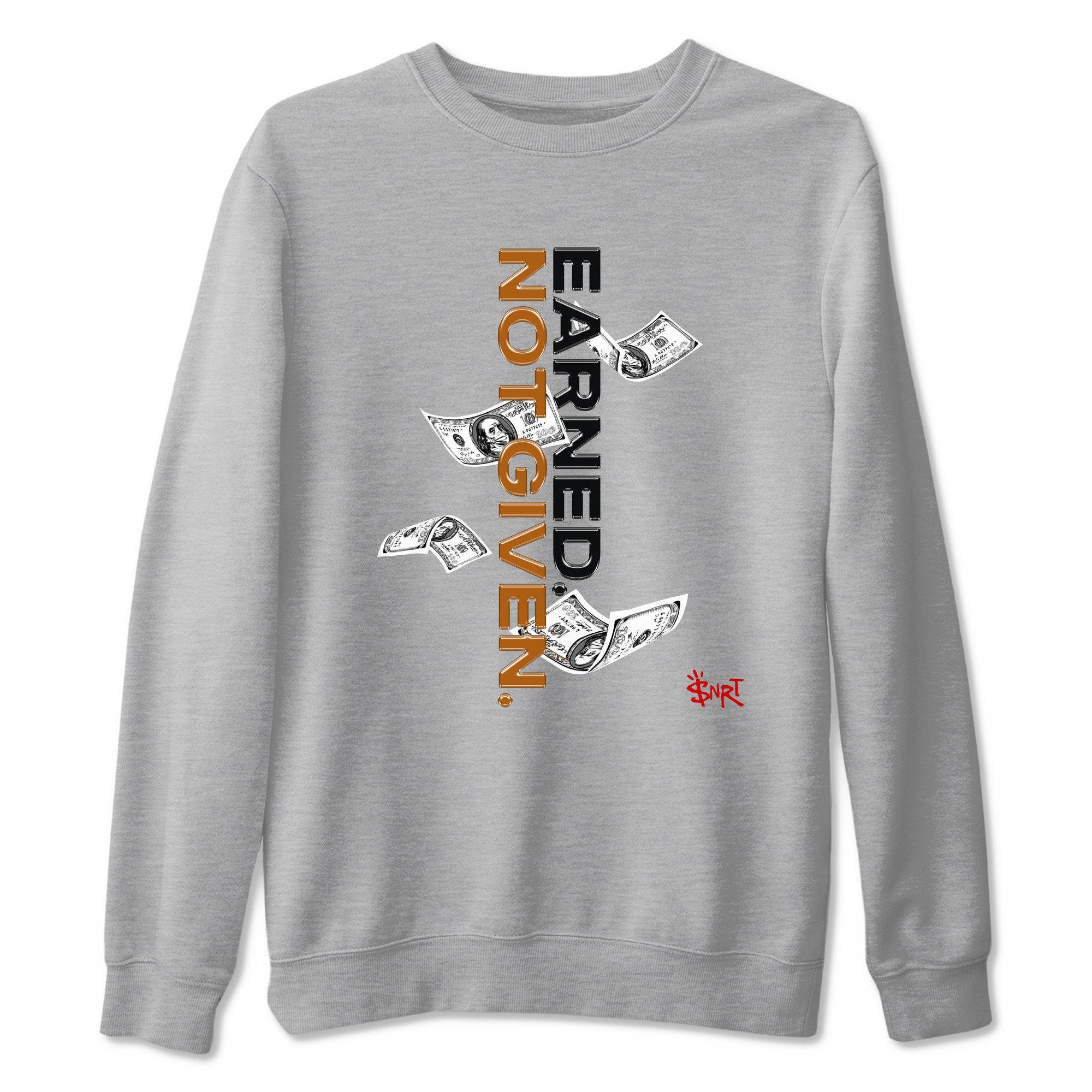 Earned Not Given snkmatch Tees - Air Jordan 5 Archaeo Brown